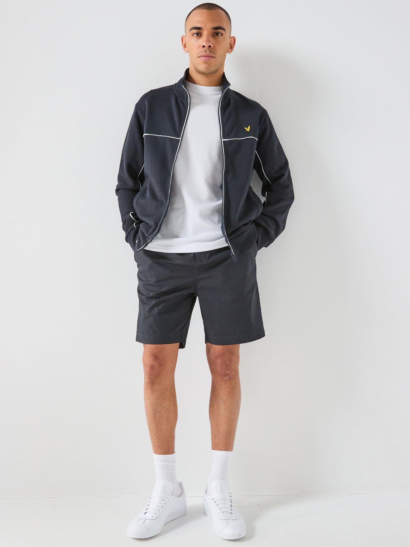 Image 3 of 6 of Lyle & Scott Piped Full Zip Track Top - Navy