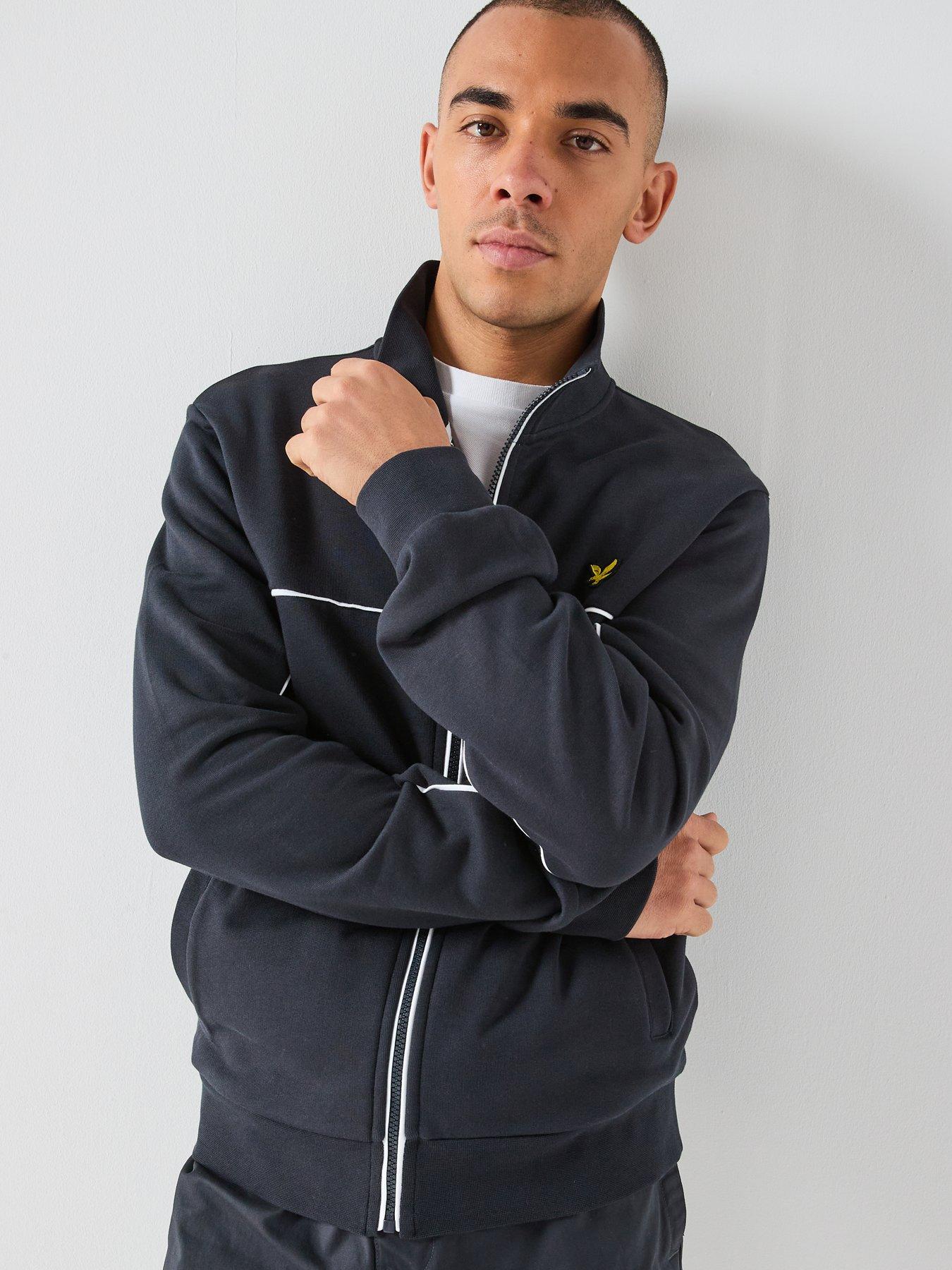 Image 5 of 6 of Lyle & Scott Piped Full Zip Track Top - Navy