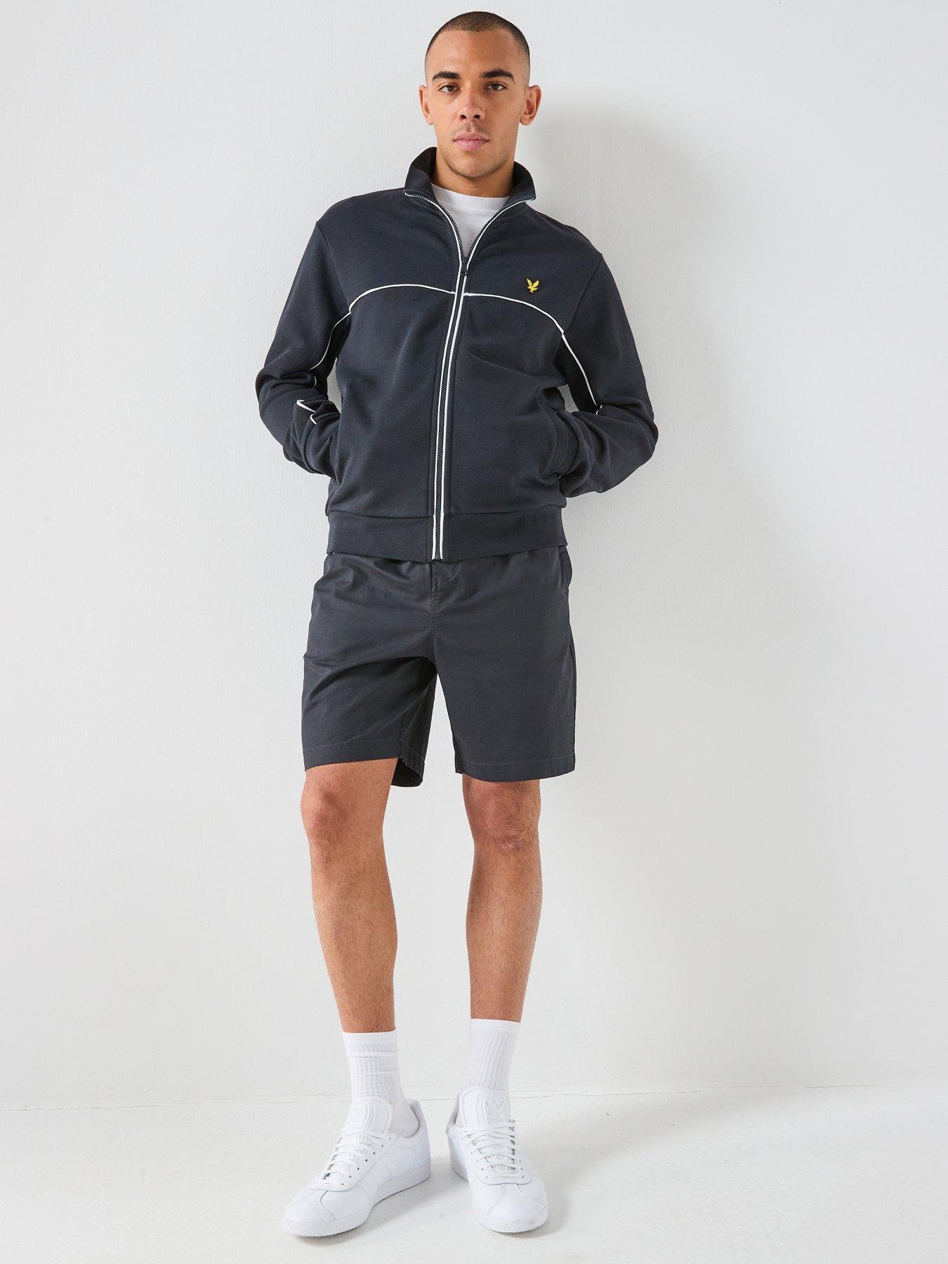 Image 6 of 6 of Lyle & Scott Piped Full Zip Track Top - Navy