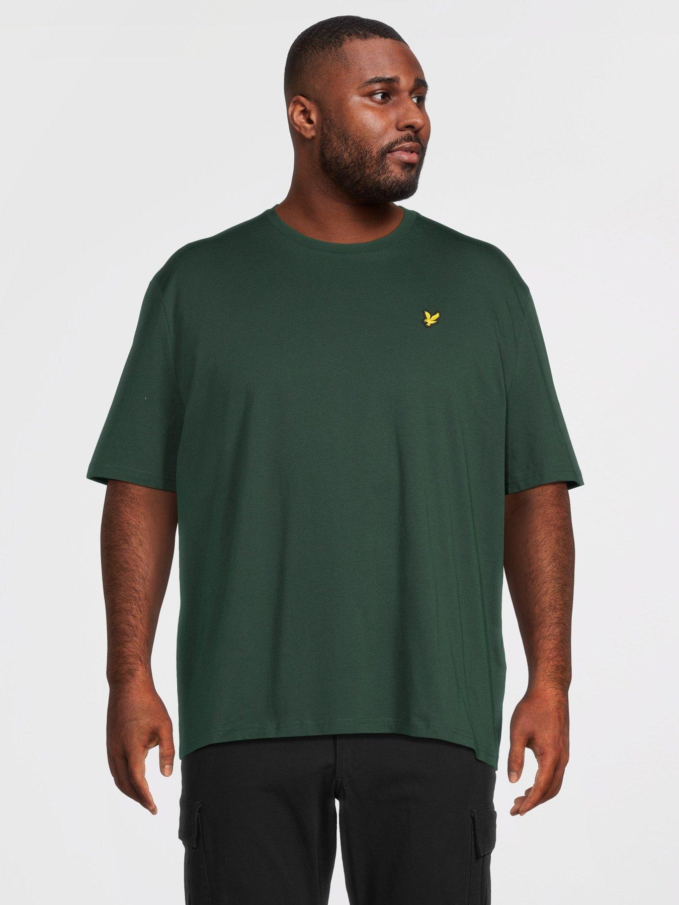 Lyle & Scott Big Tall Plain T-Shirt - Green