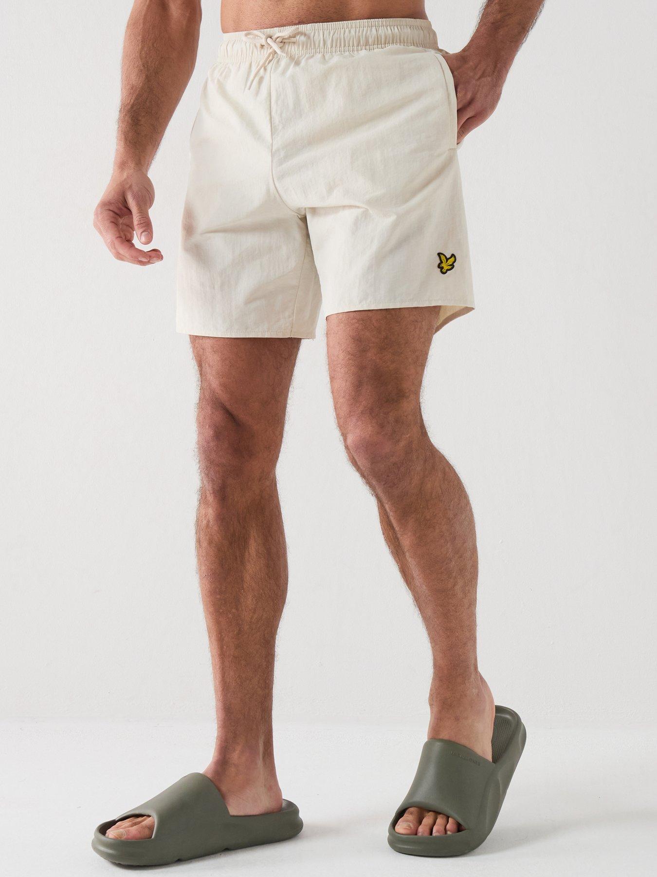 Lyle & Scott Plain Swim Shorts - Beige