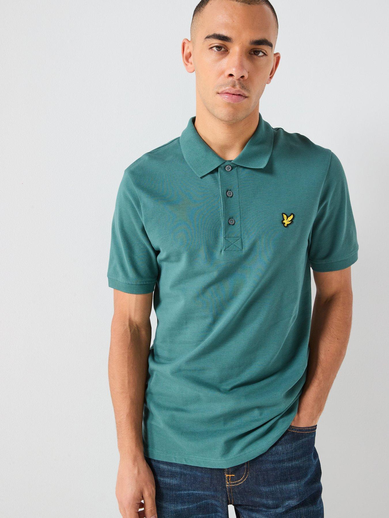 Lyle & Scott Essentials Plain Polo Shirt - Green