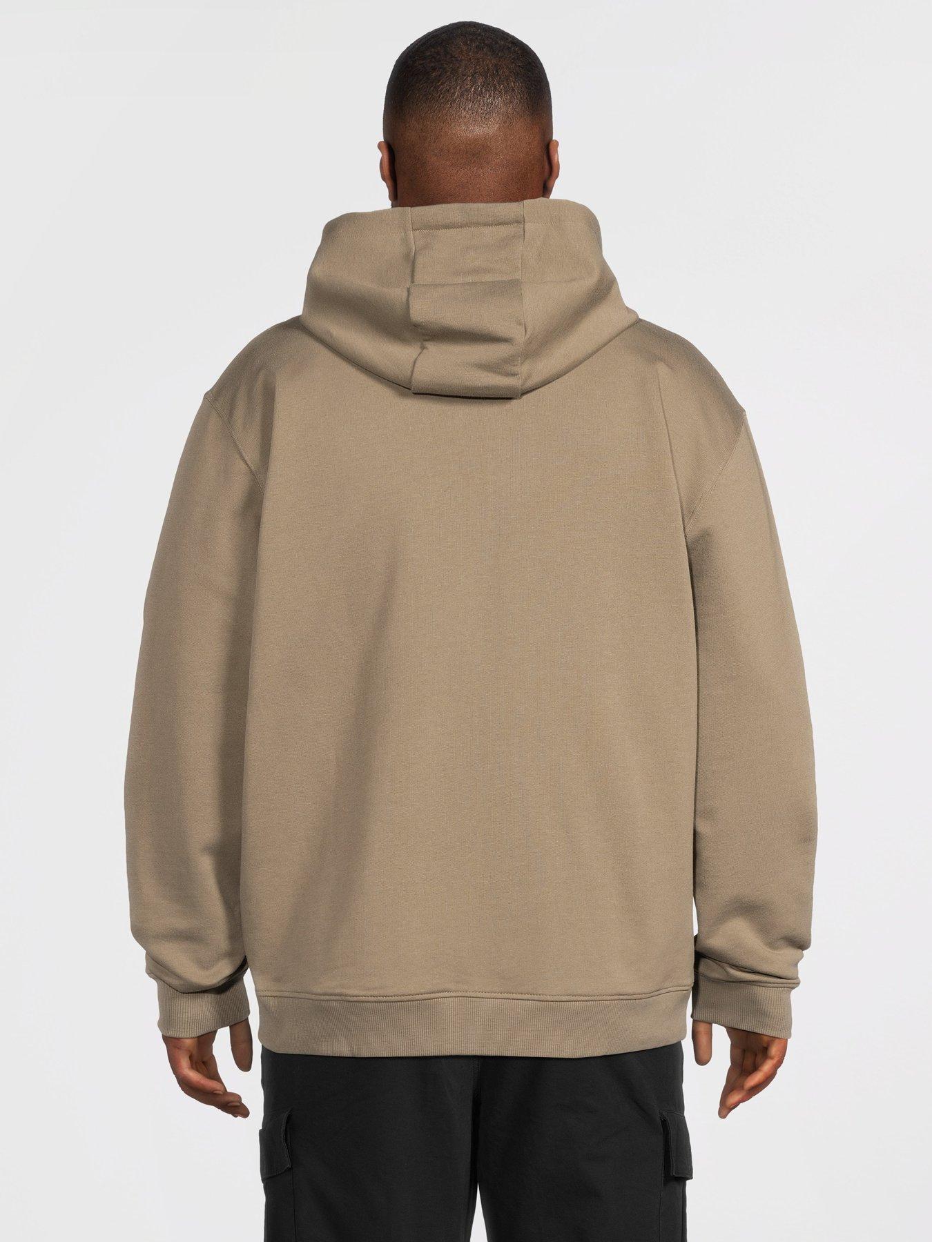 Image 2 of 5 of Lyle & Scott Big Tall Zip Through Hoodie - Khaki