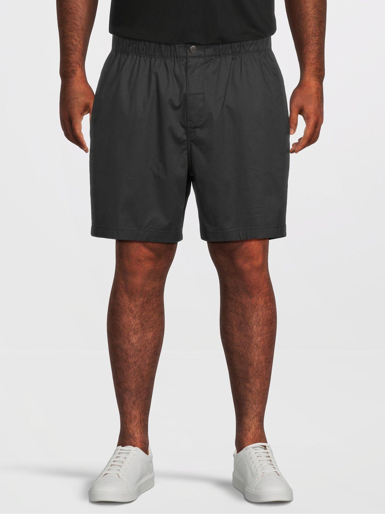 Lyle & Scott Big & Tall Everyday Bermuda Shorts, Black, Size 5Xl, Men