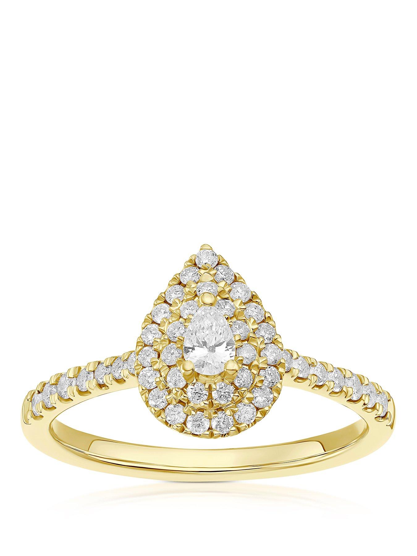 h-samuel-9ct-pear-shaped-double-halo-040ct-diamond-ring-gold
