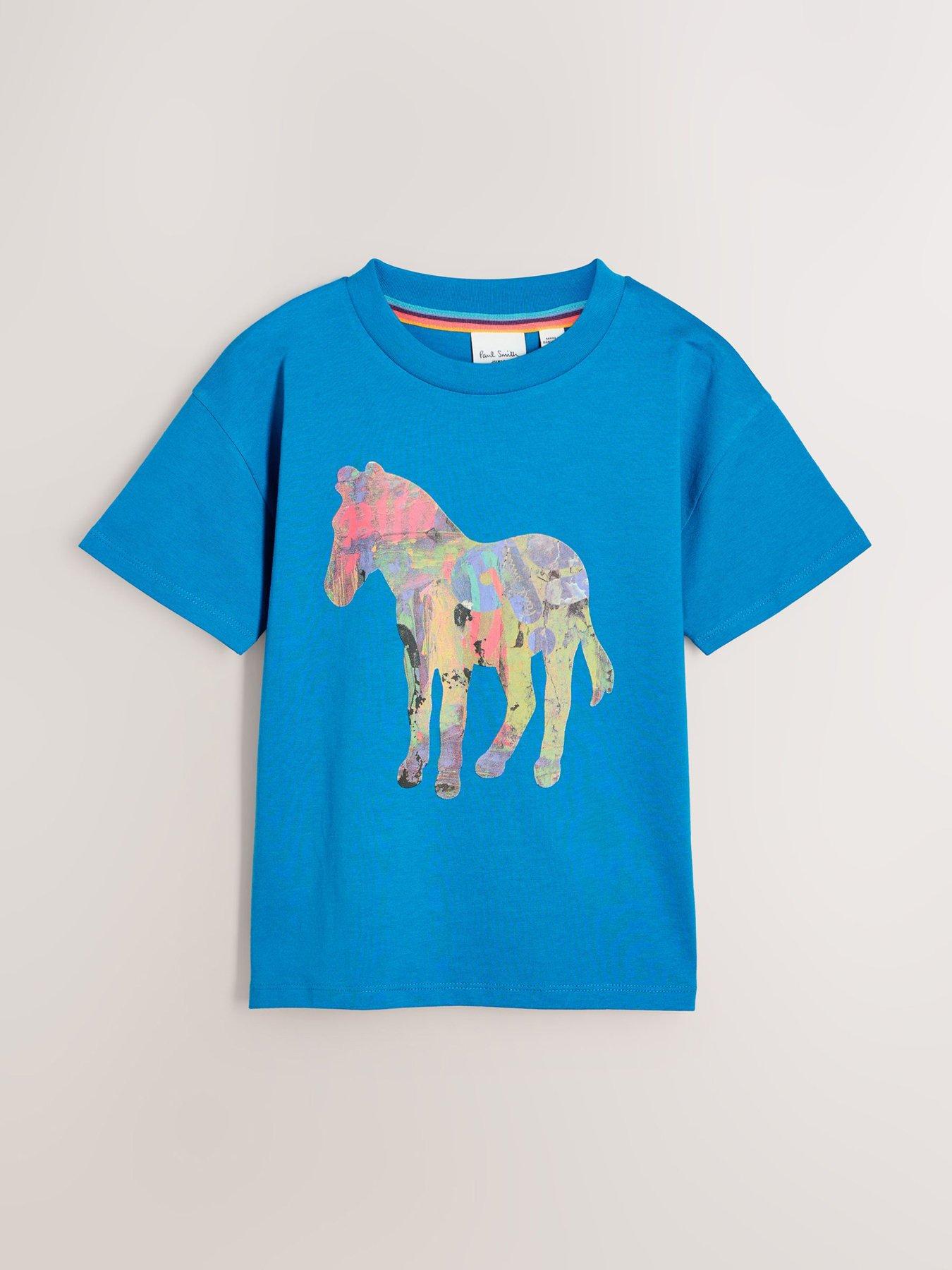 Image 3 of 6 of Paul Smith Junior Boys 3 Pack Graphic Zebra T-Shirts - Multi