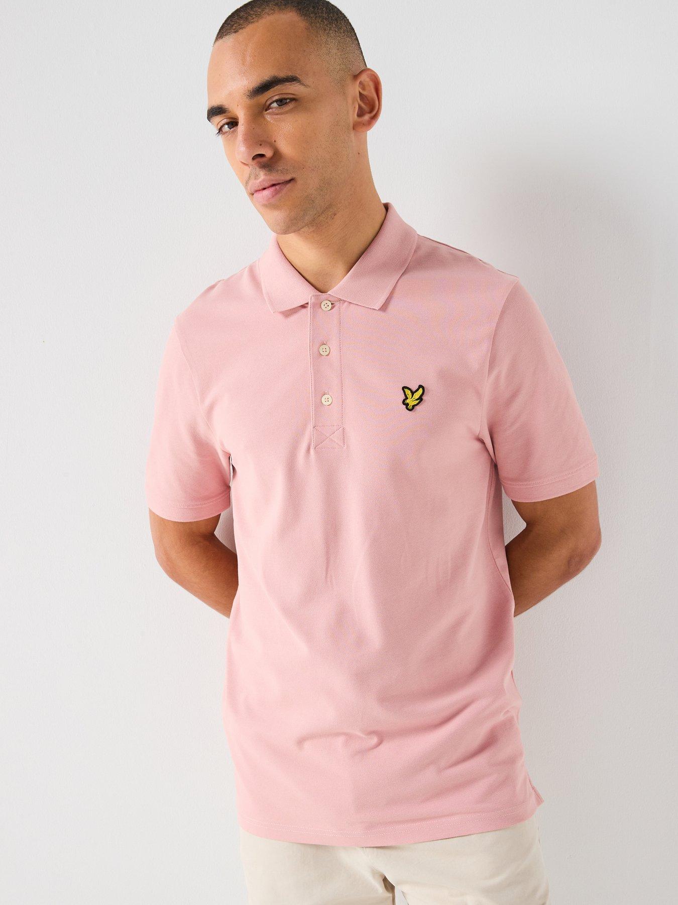 Lyle & Scott Essentials Plain Polo Shirt - Pink