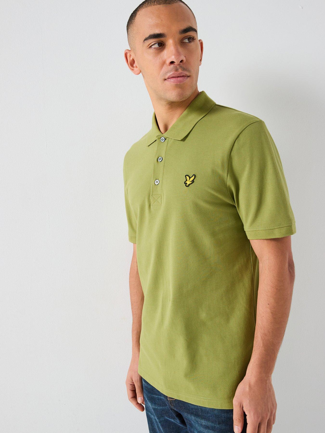 Lyle & Scott: Essentials Plain Polo Shirt - Green