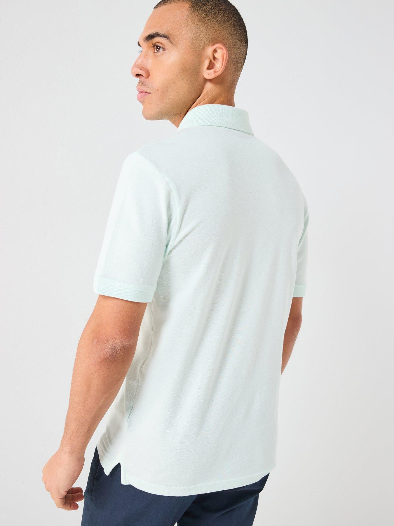 Image 2 of 4 of Lyle & Scott Essentials Plain Polo Shirt -Blue - Light Blue