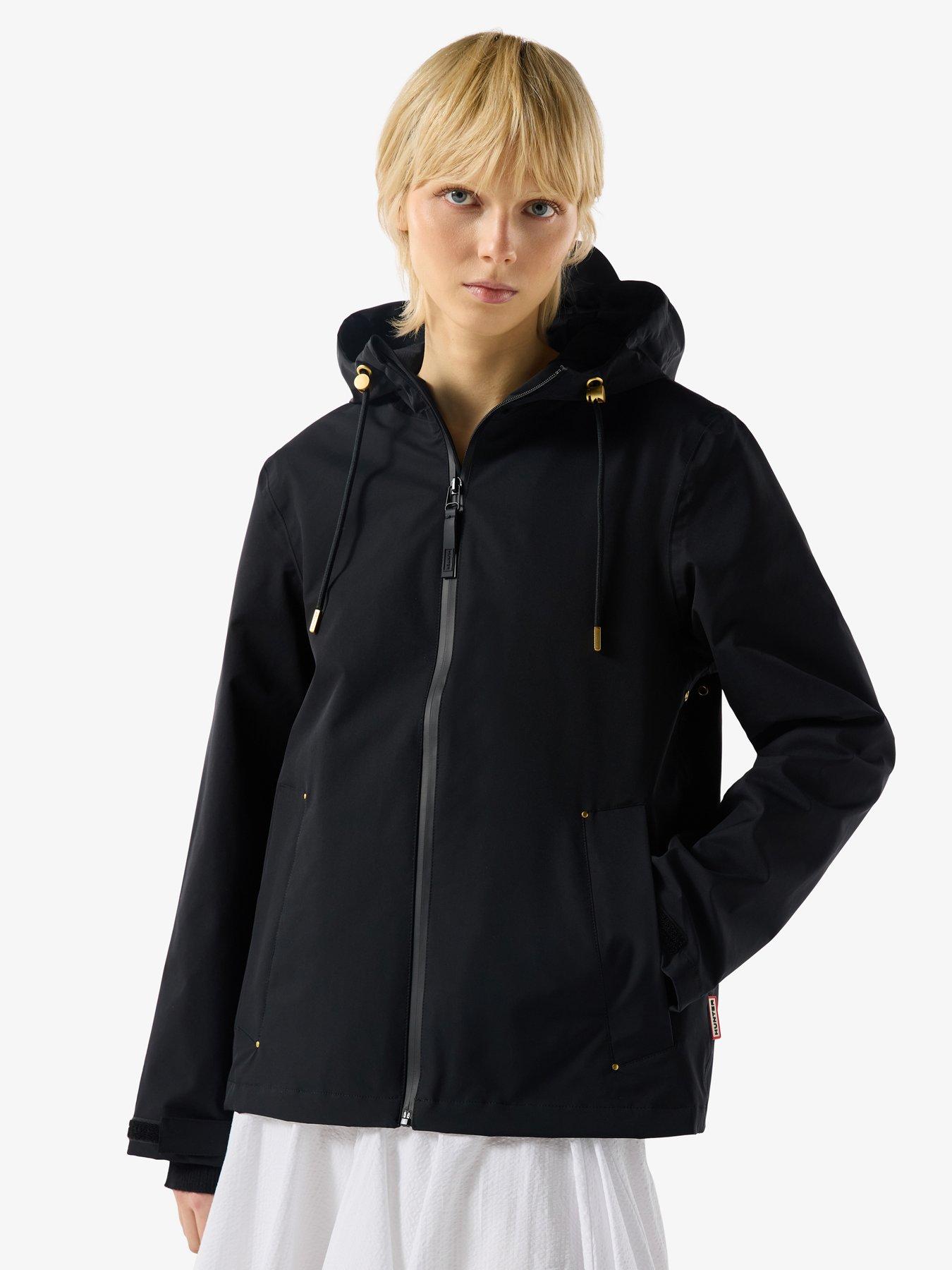 Image 1 of 3 of Hunter Original Lightweight Waterproof Jacket - Black