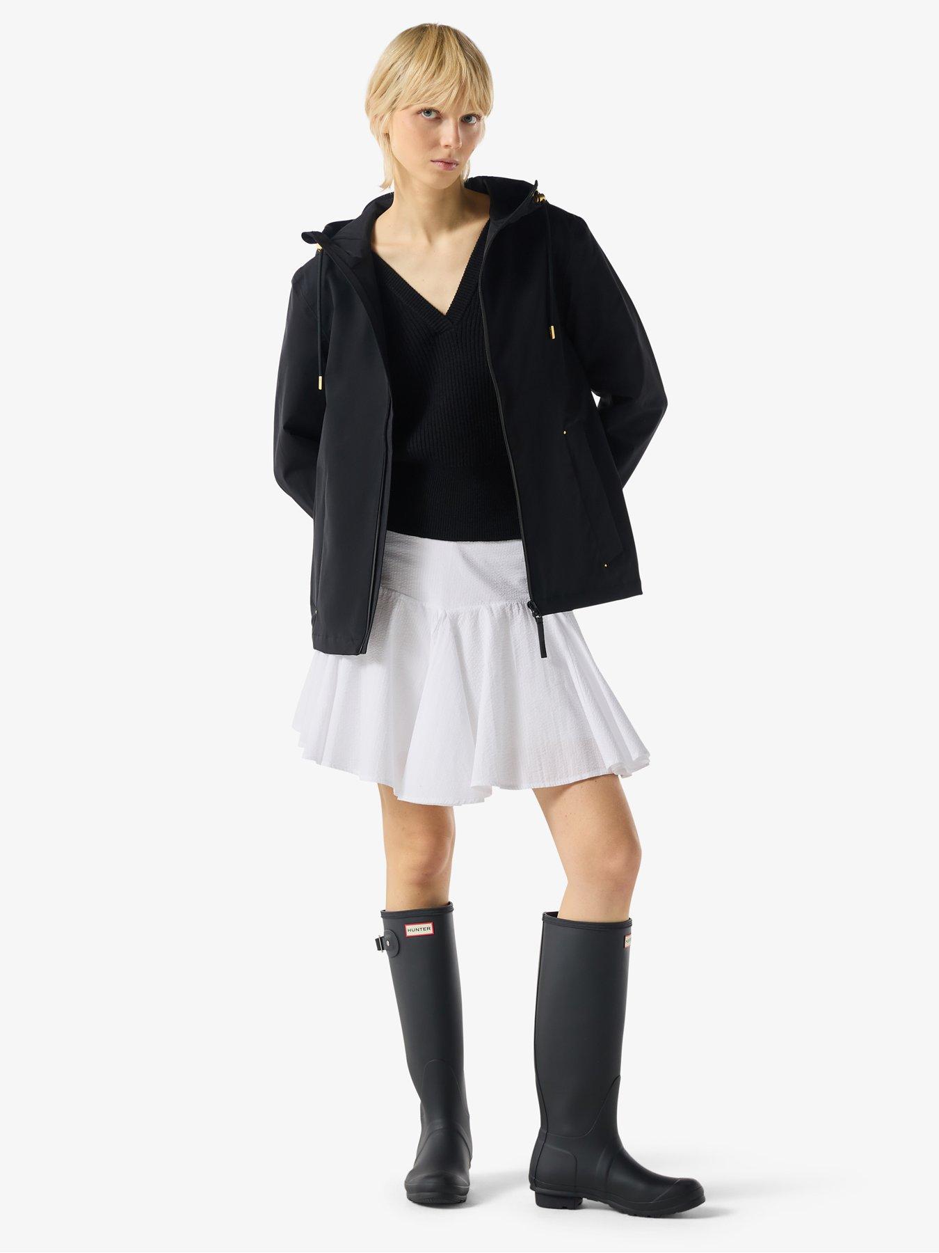 Image 3 of 3 of Hunter Original Lightweight Waterproof Jacket - Black