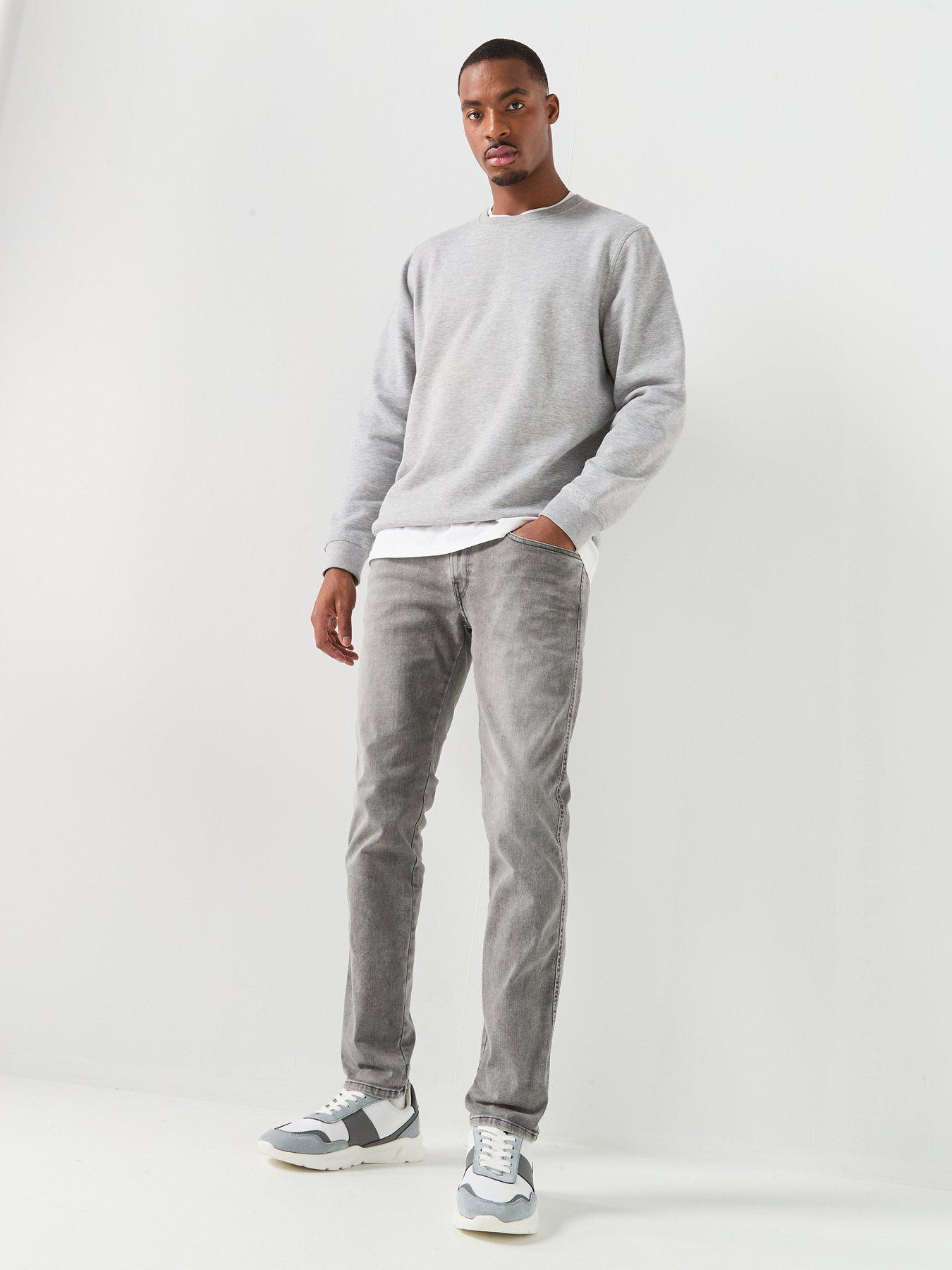 Image 3 of 6 of Replay Anbass Slim Hyperflex Jeans - Grey