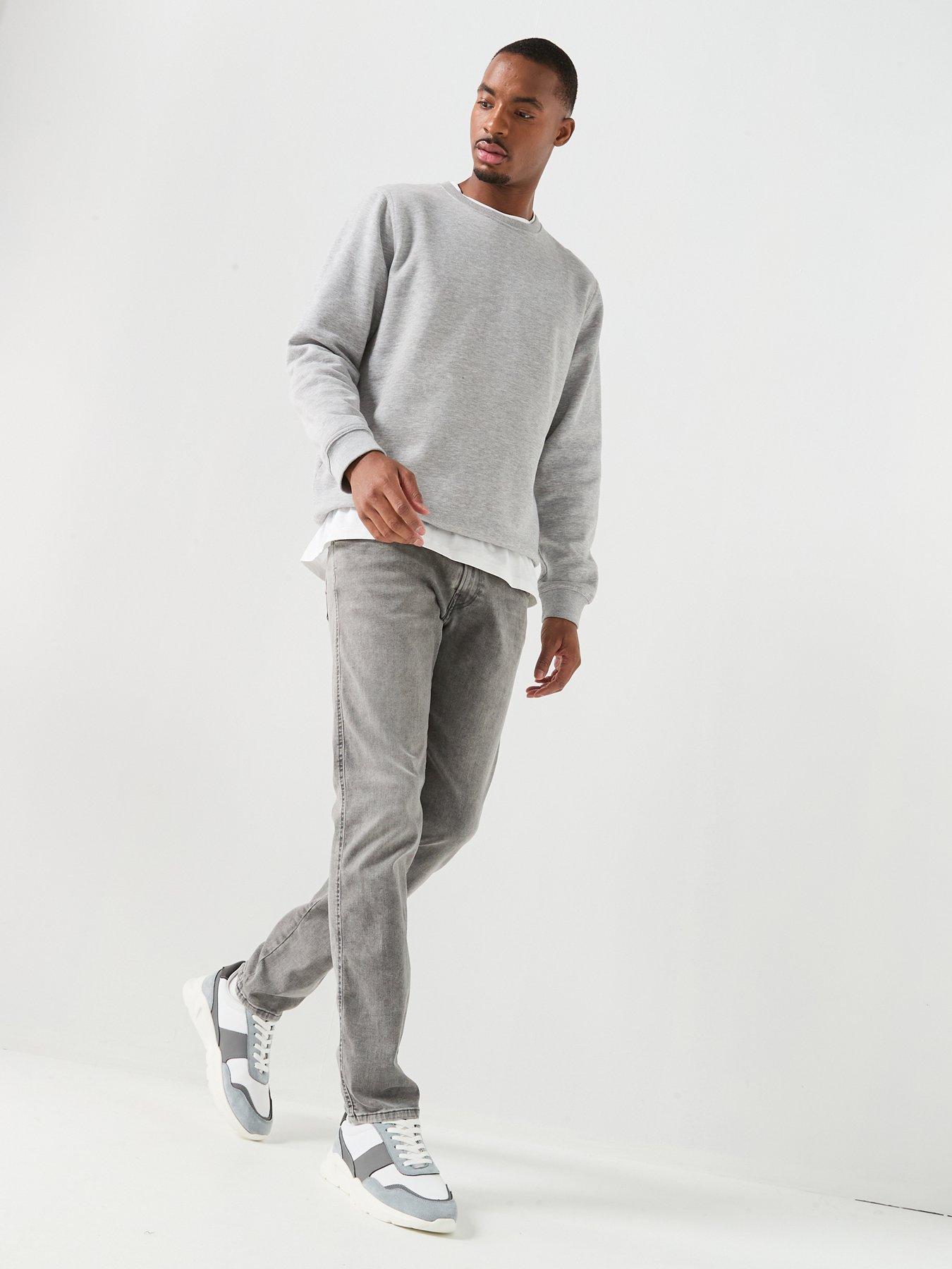 Image 5 of 6 of Replay Anbass Slim Hyperflex Jeans - Grey
