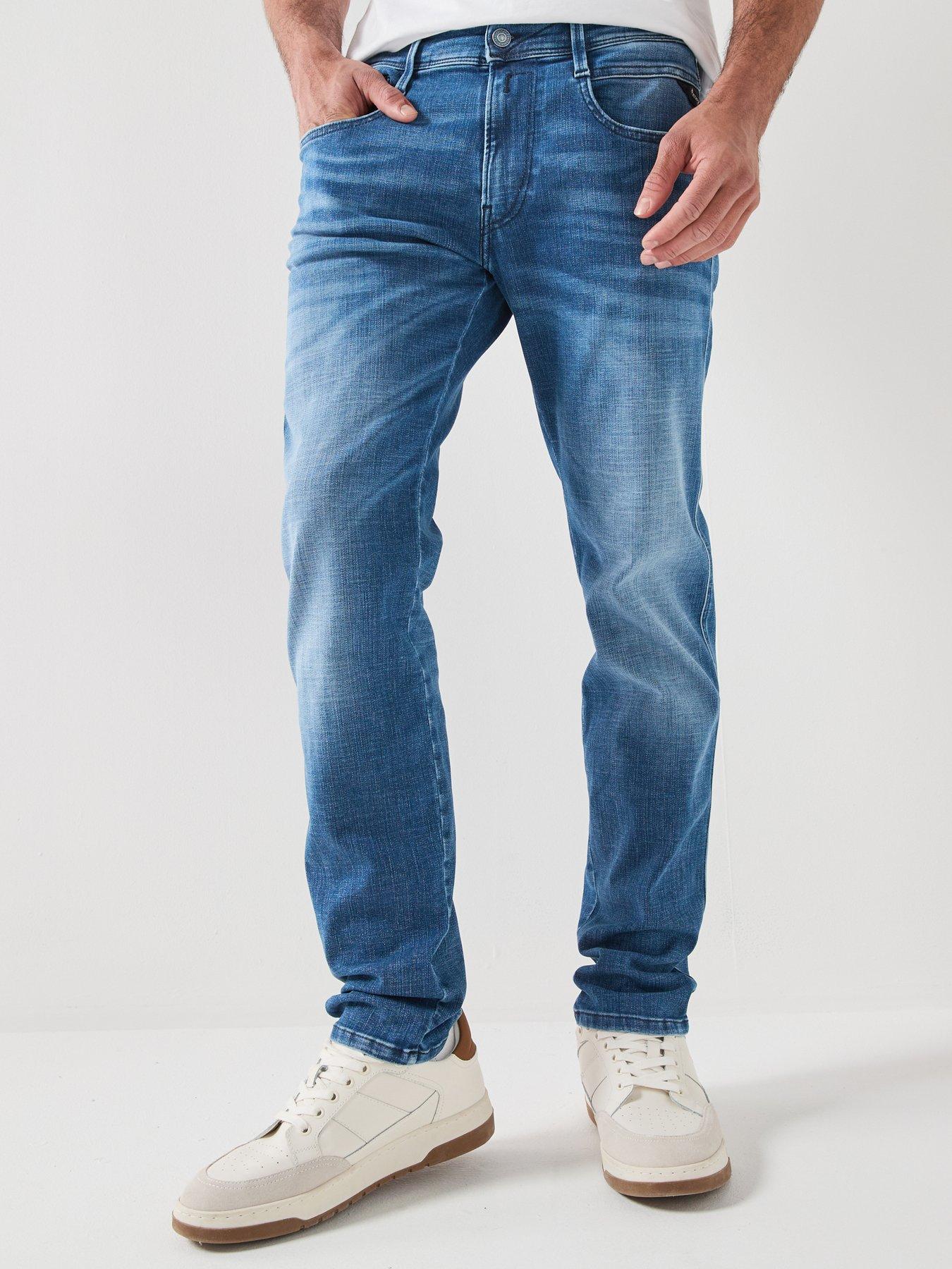 Replay Replay Anbass Slim Hyperflex Jeans - Blue