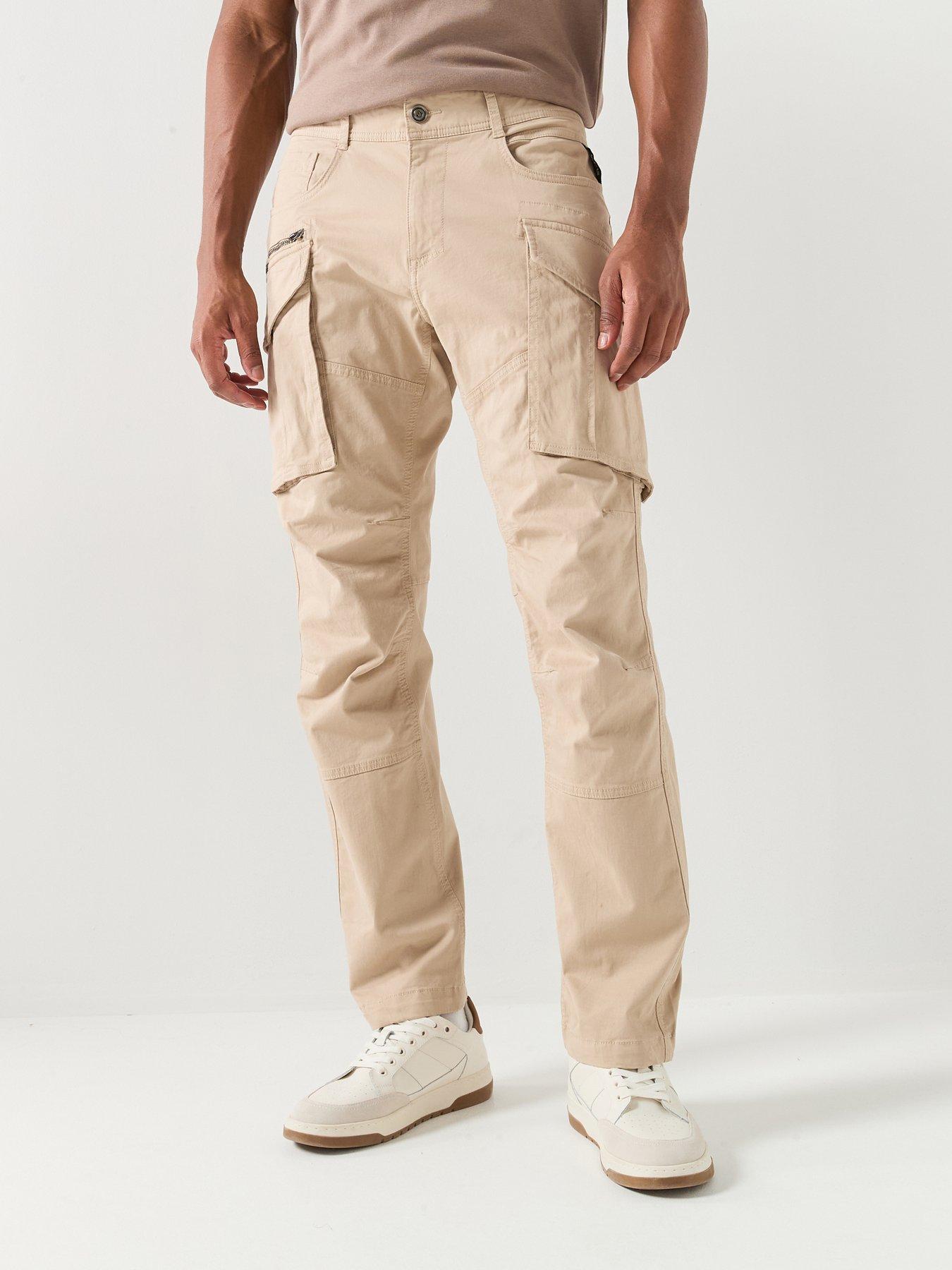 Image 1 of 6 of Replay Joe Cargo Cargo Trousers - Beige