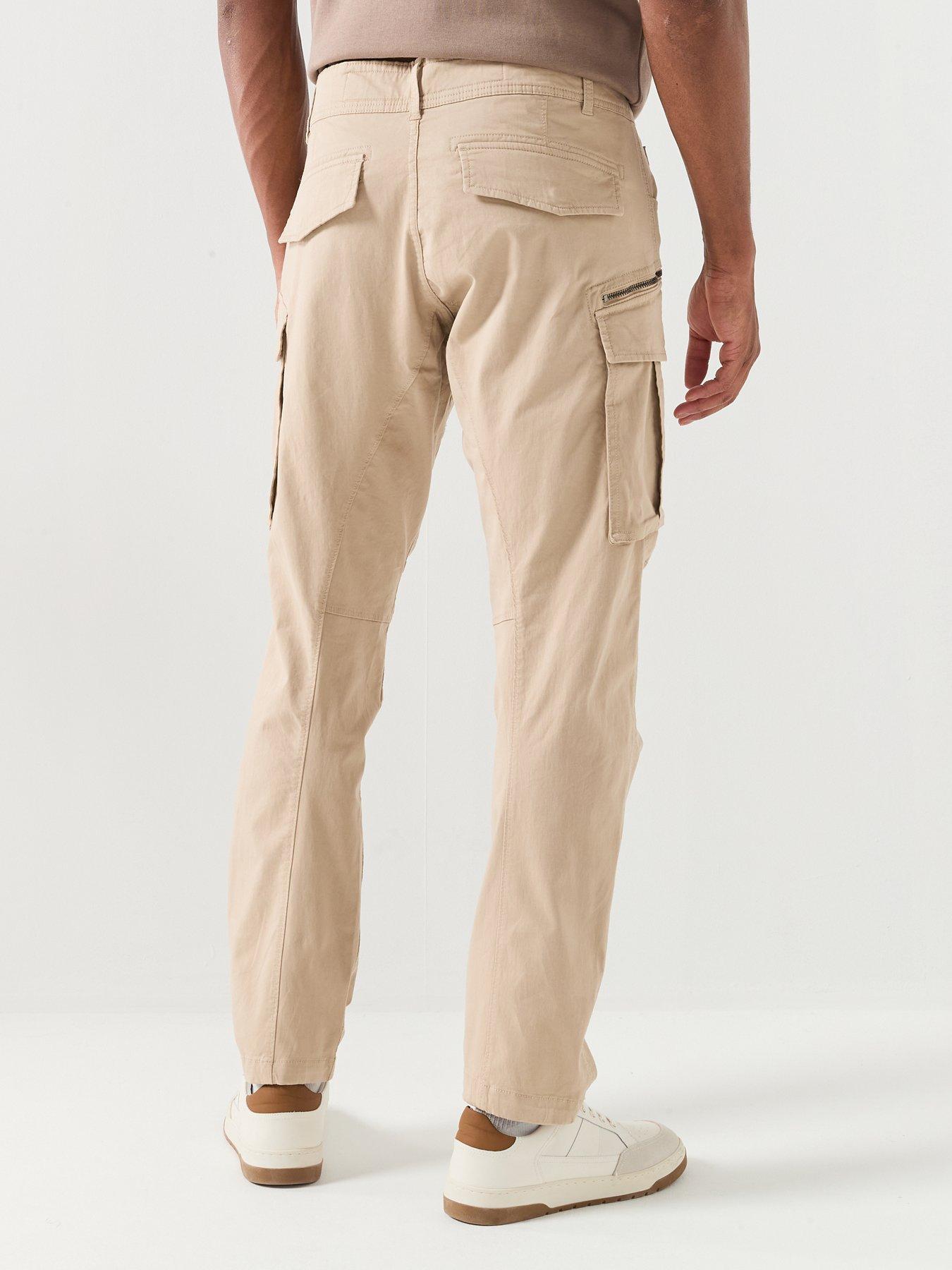 Image 2 of 6 of Replay Joe Cargo Cargo Trousers - Beige