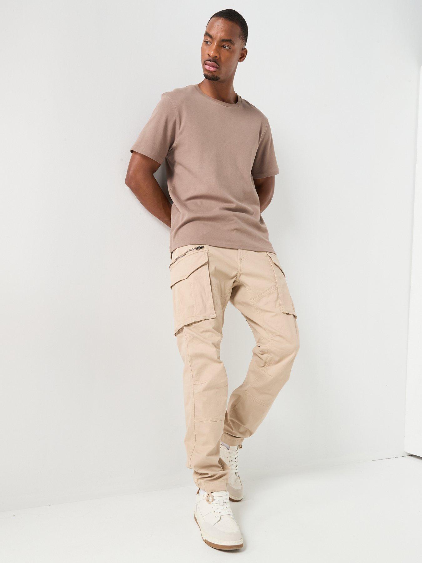 Image 3 of 6 of Replay Joe Cargo Cargo Trousers - Beige