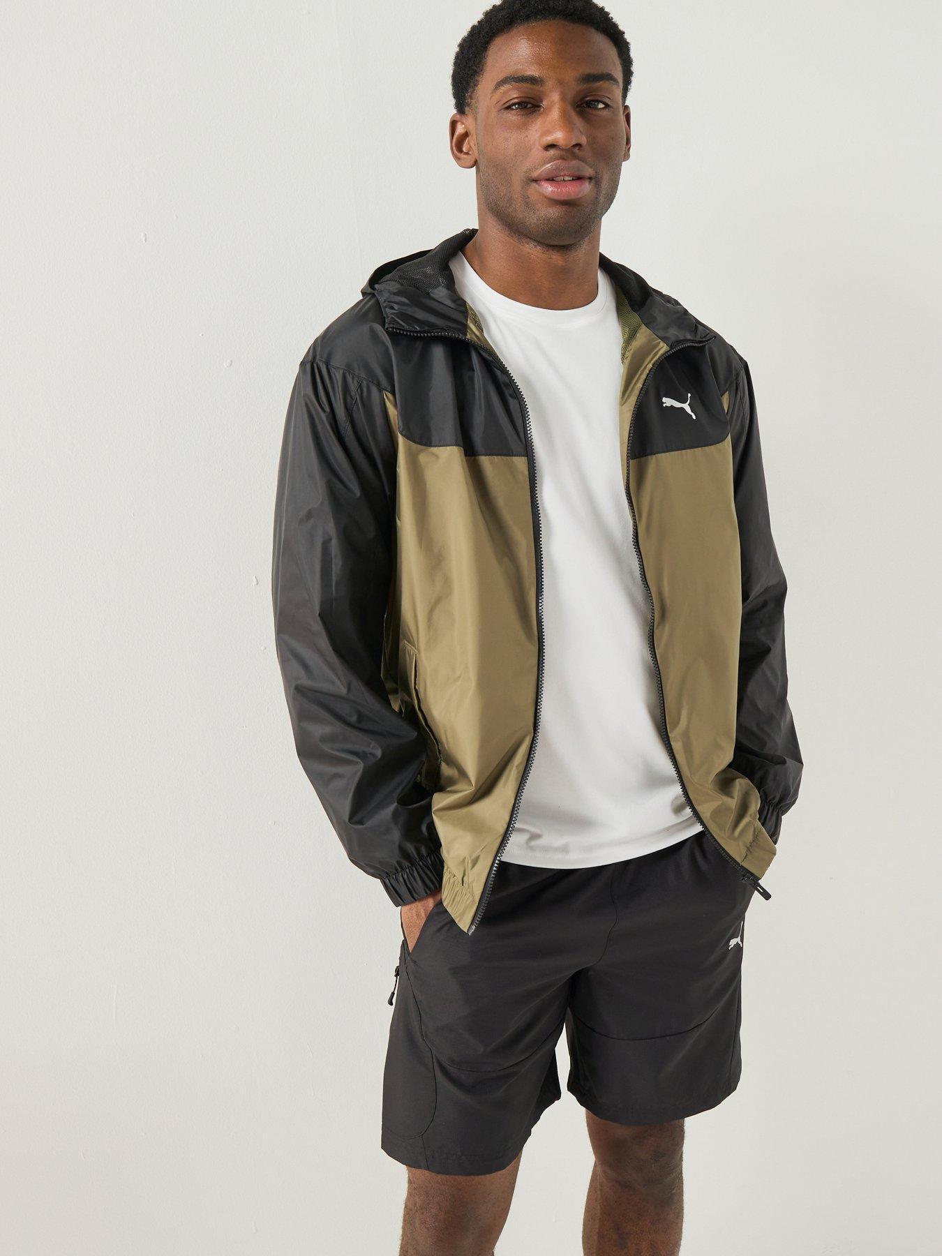 Puma Mens Ess Relaxed Windbreaker - Green