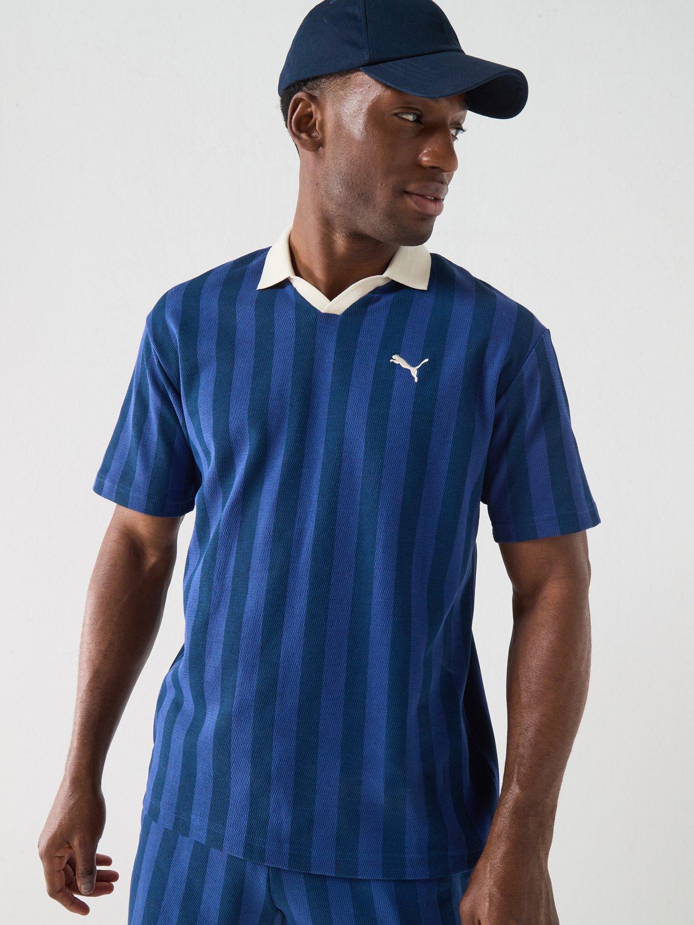 Puma Mens Class Relaxed Pinnacle Polo - Blue