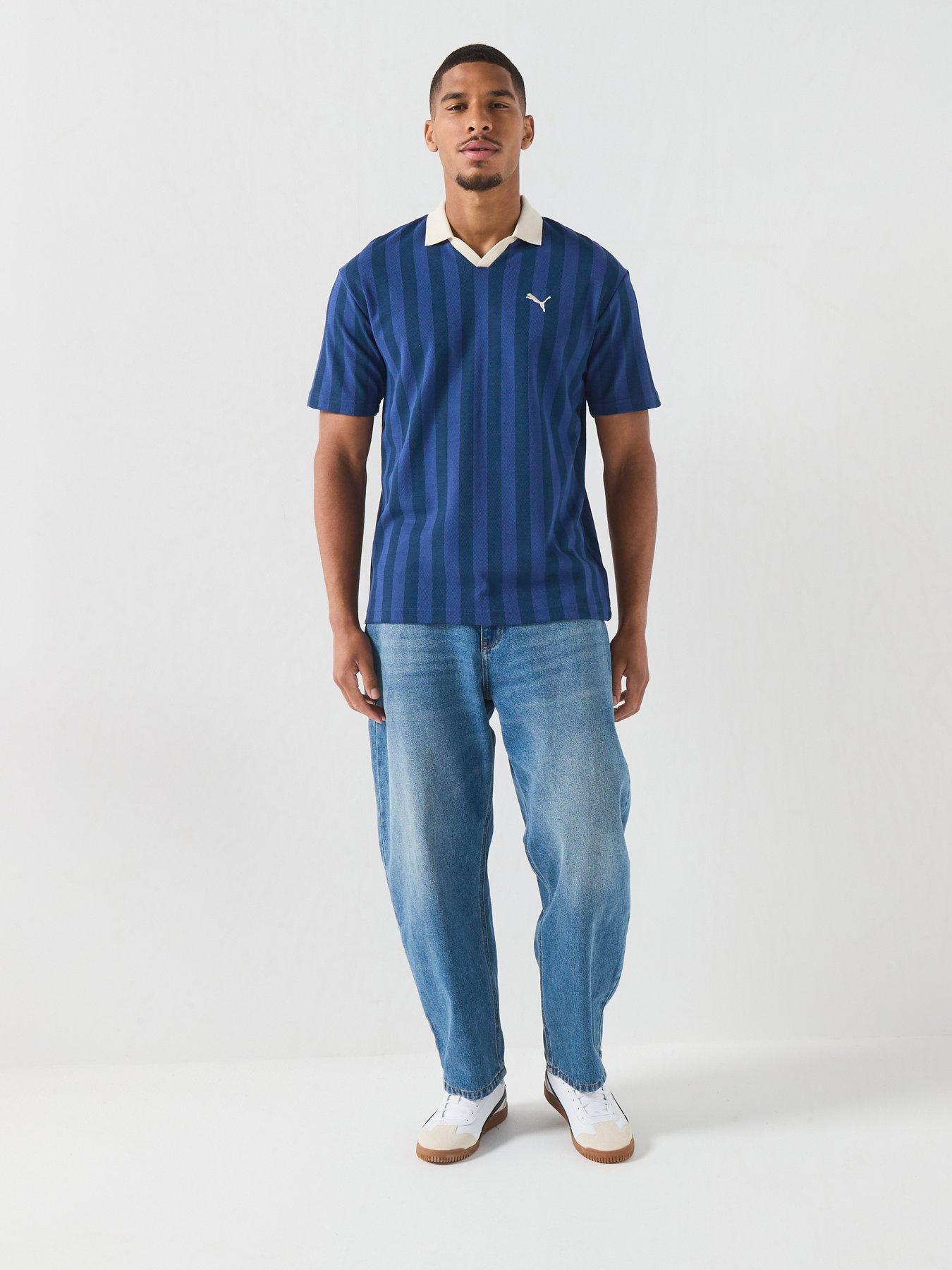 Puma Mens Class Relaxed Pinnacle Polo - Blue | Very