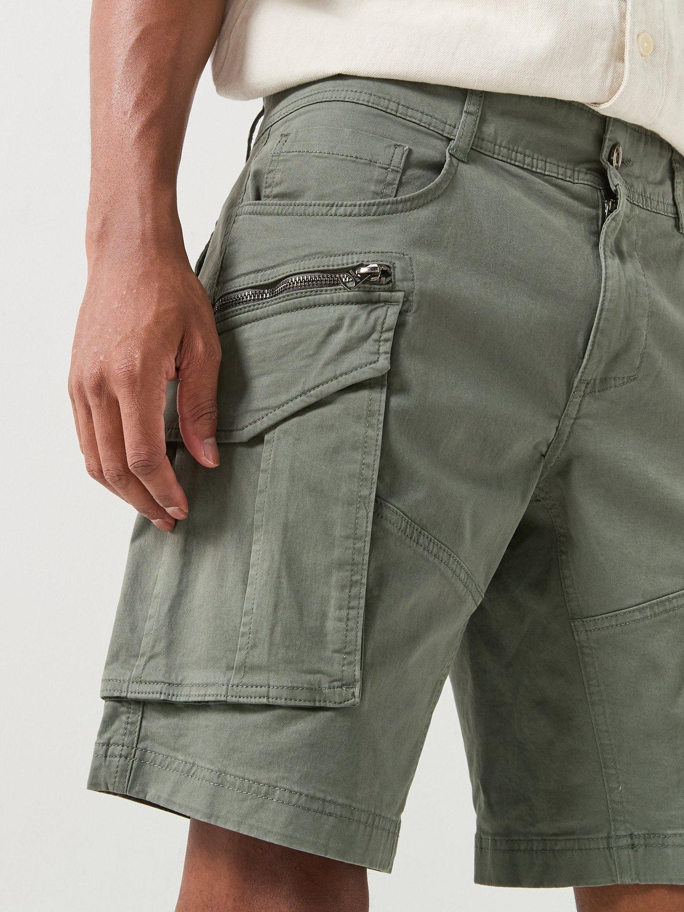 Image 4 of 6 of Replay Joe Cargo Shorts Cargo Shorts - Khaki