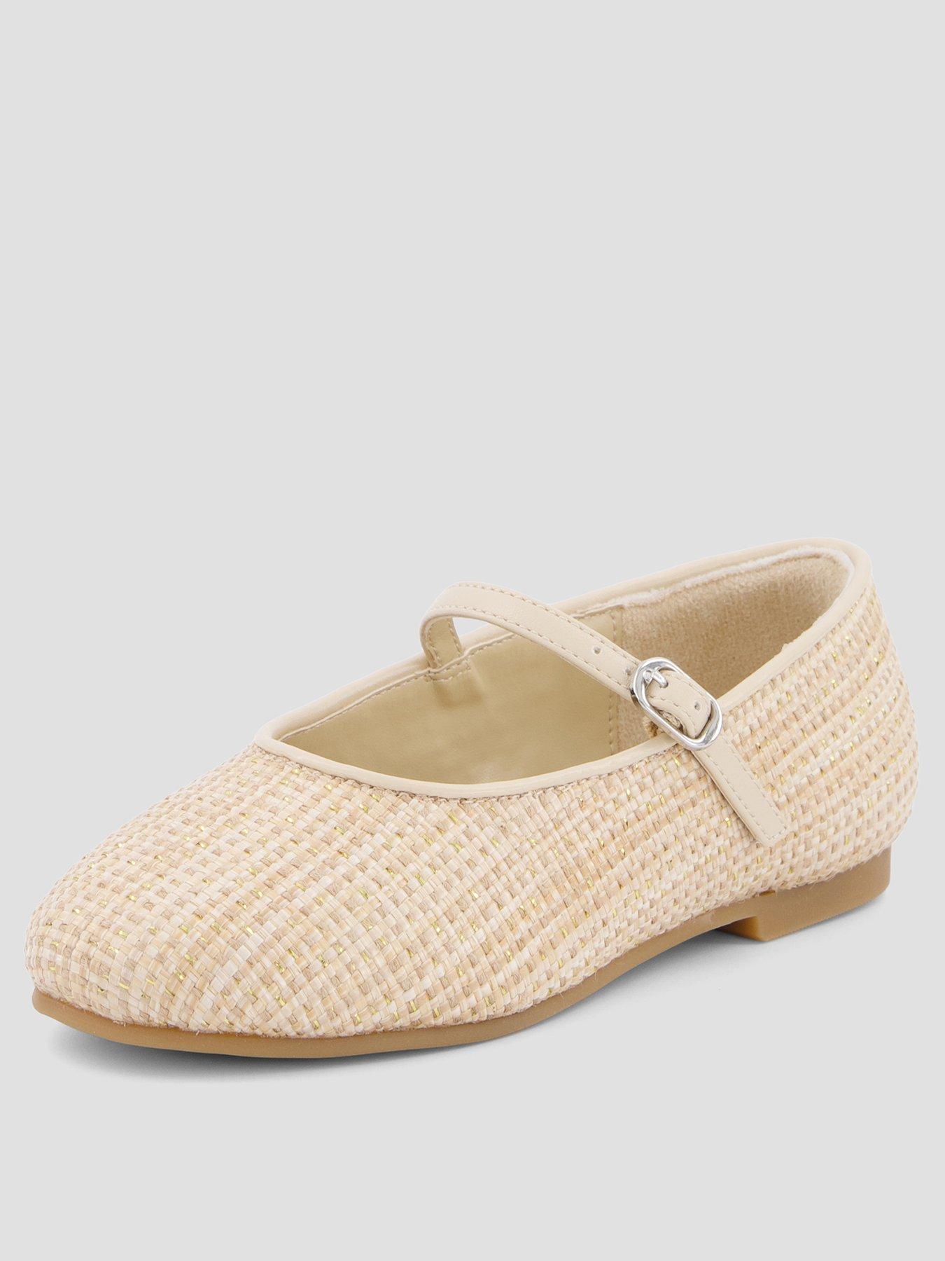 Image 2 of 7 of The Very Collection Raffia Ballet Flats