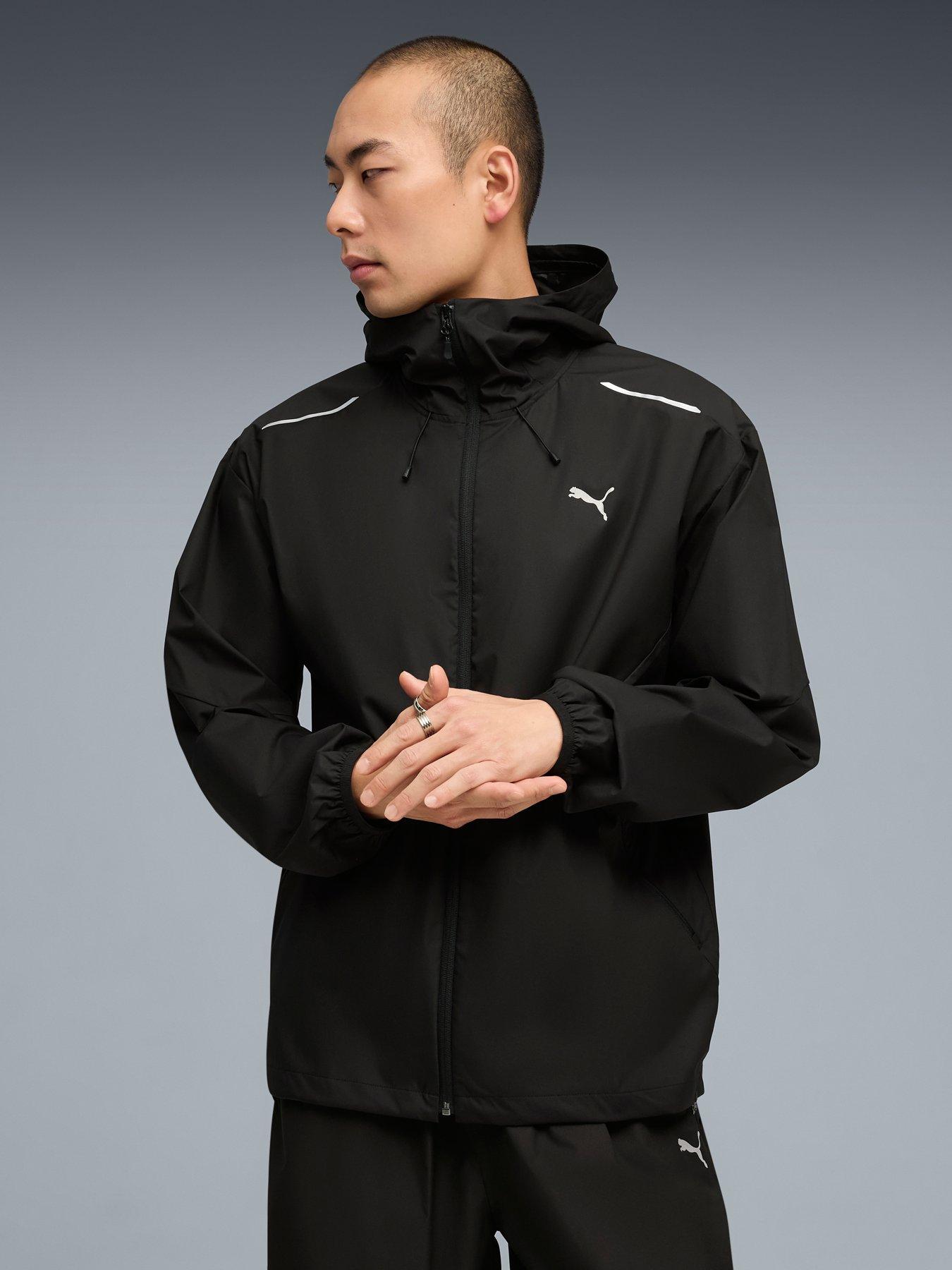 Puma: Mens Tech Relaxed Tracksuit Jacket Woven - Black