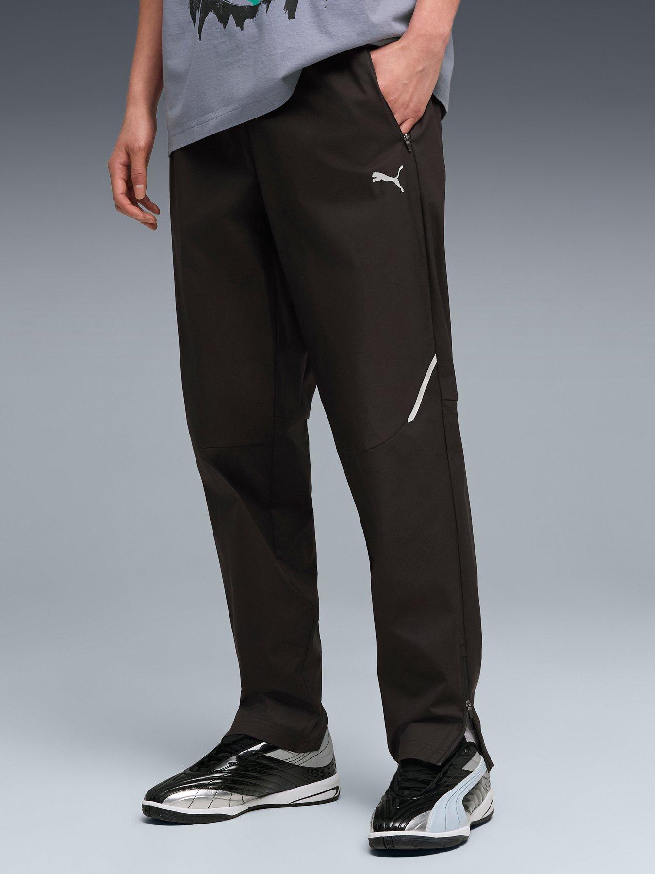 Puma Mens Tech Track Pants Woven - Black