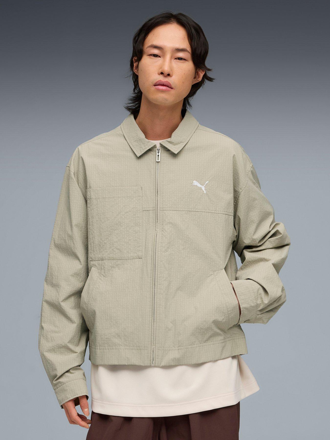 Puma: Mens Wardrobe Essential Chore Jacket - Pebble Gray