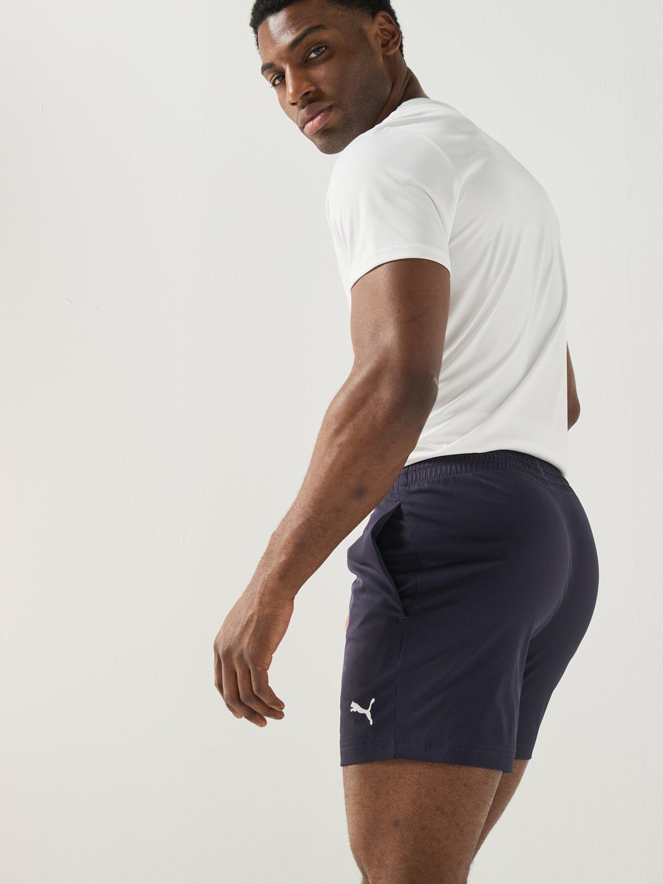 Image 5 of 5 of Puma Mens Essemtial Woven Shorts 5 - Navy