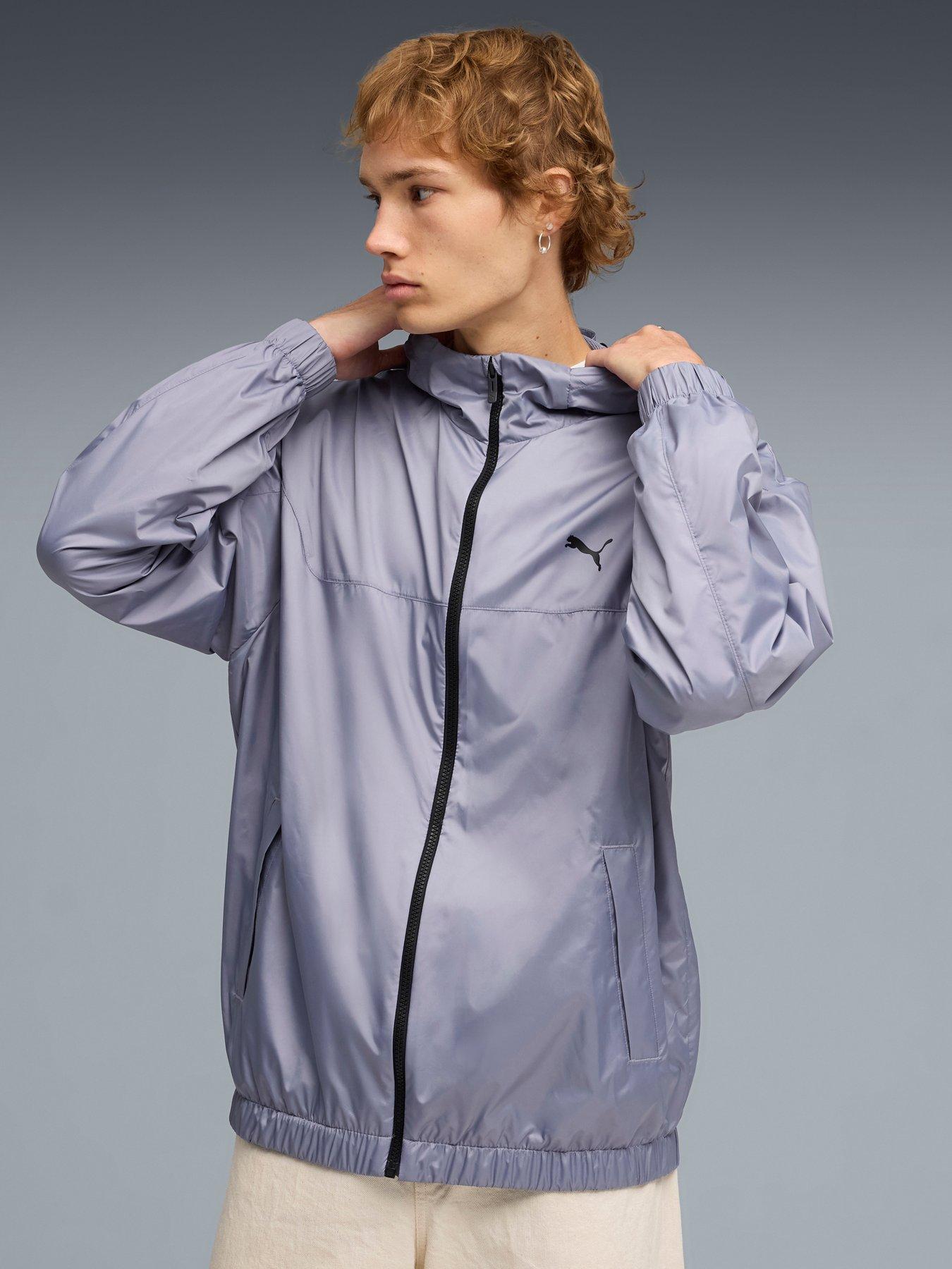 Puma Mens Ess Relaxed Windbreaker, Grey, Size Xs, Men