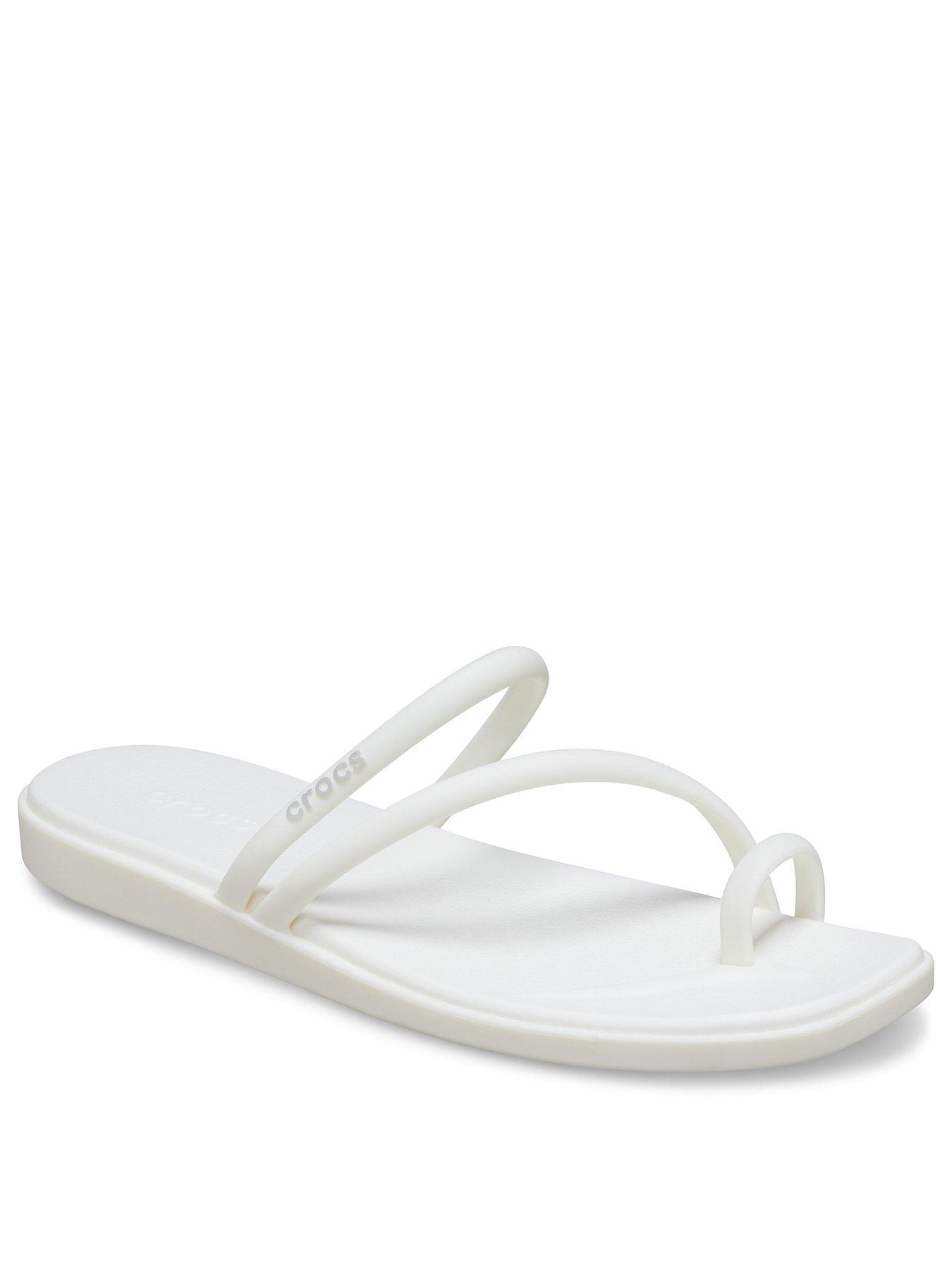Image 2 of 5 of Crocs Miami Toe Loop Sandal-Chalk