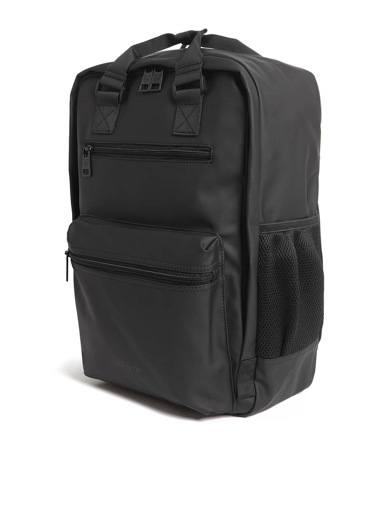 Image 1 of 3 of Lyle & Scott Lyle &amp; Scott Weather Resistant Backpack -Black