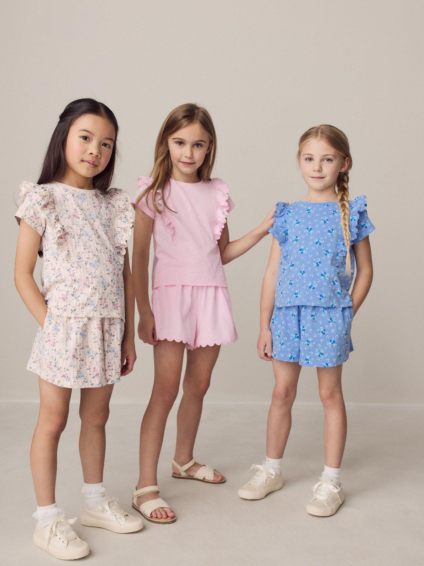 Laura Ashley Younger Girls 3 Pack Shorts - Multi