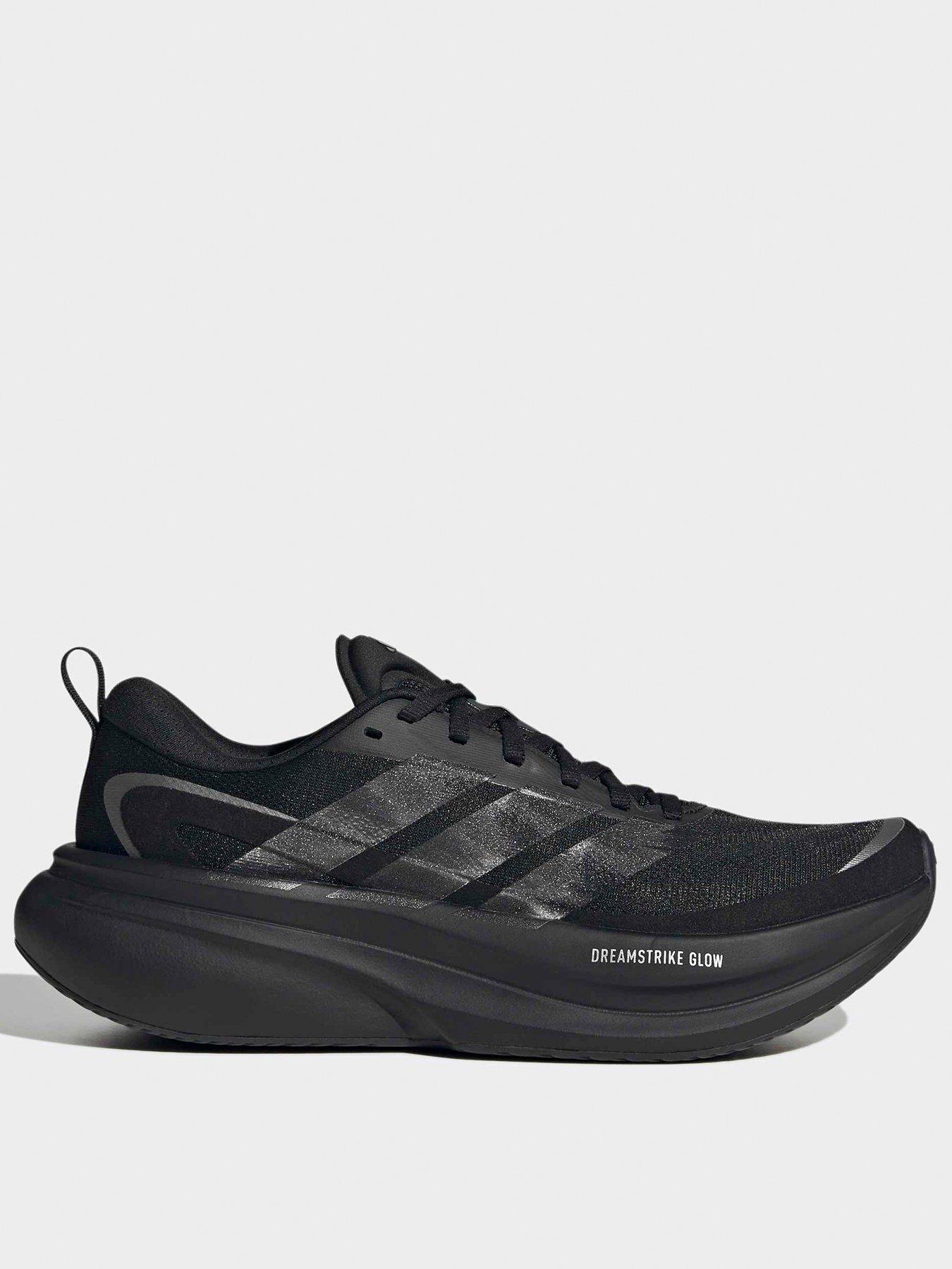 adidas Womens Running Supernova Glide Trainers, Black, Size 5.5, Women