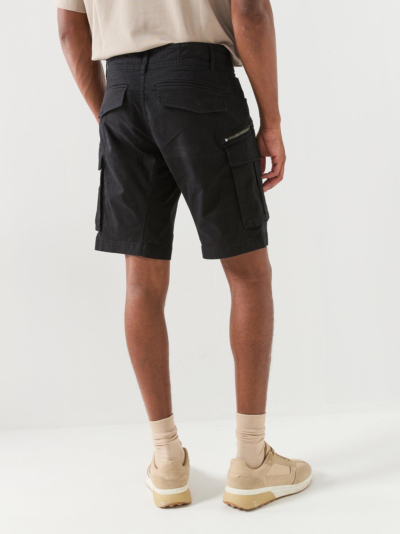 Image 2 of 5 of Replay Joe Cargo Shorts Cargo Shorts - Black