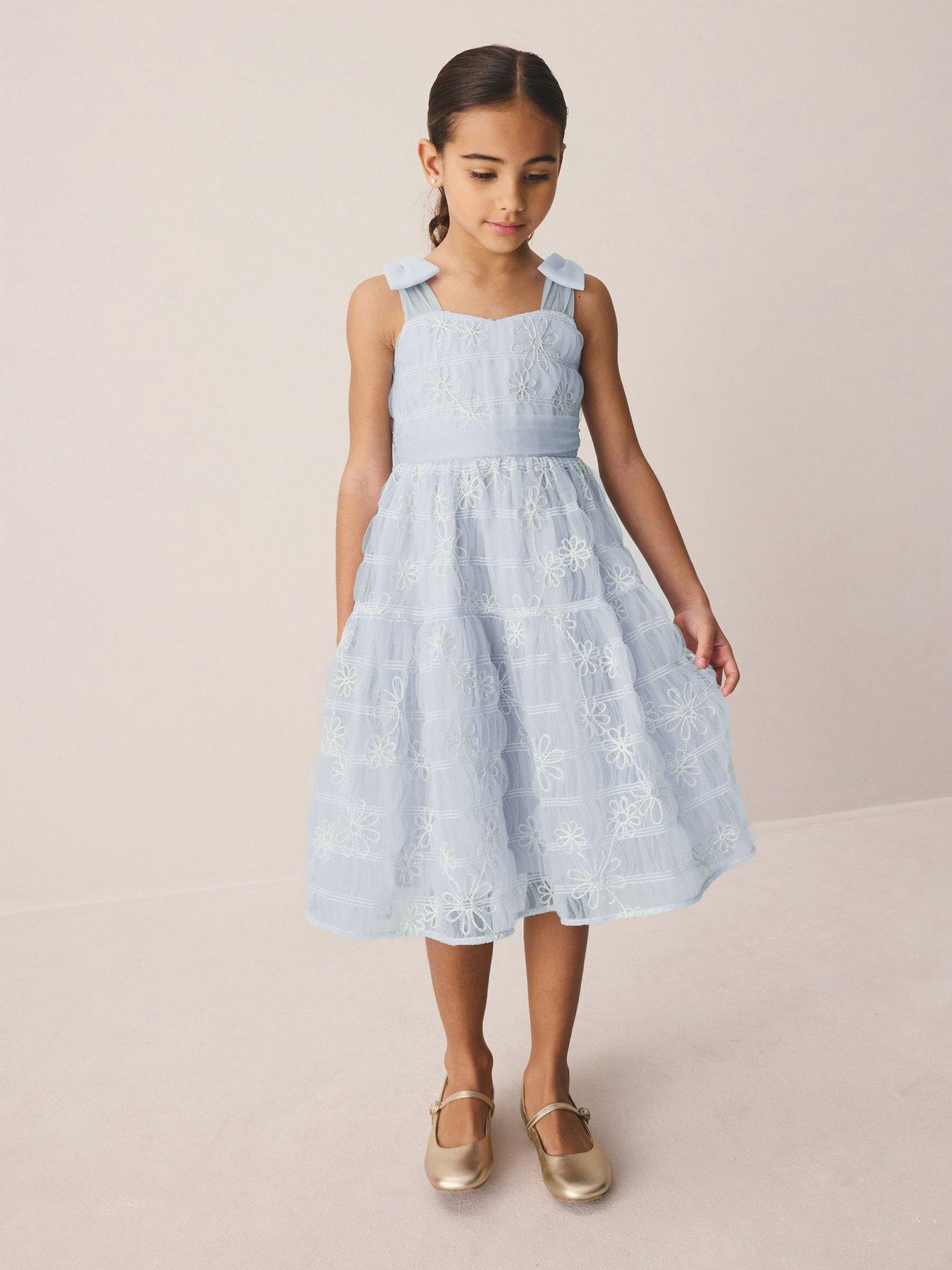 knee length dresses for ladies Embellished Mesh Dress main image 0