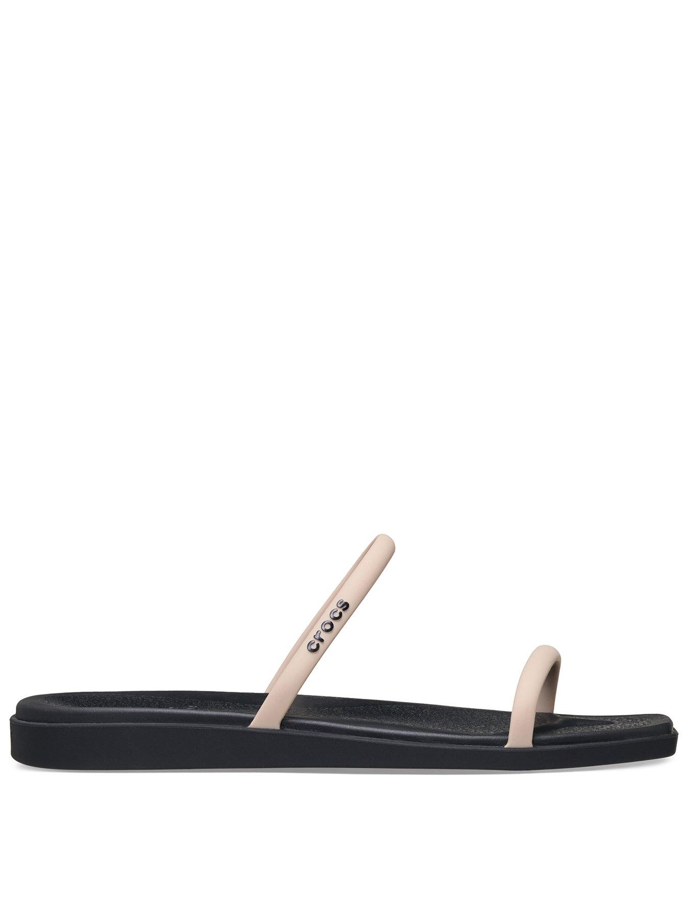 Crocs Miami Two Tone Two Strap Sandal- Dulce/Black
