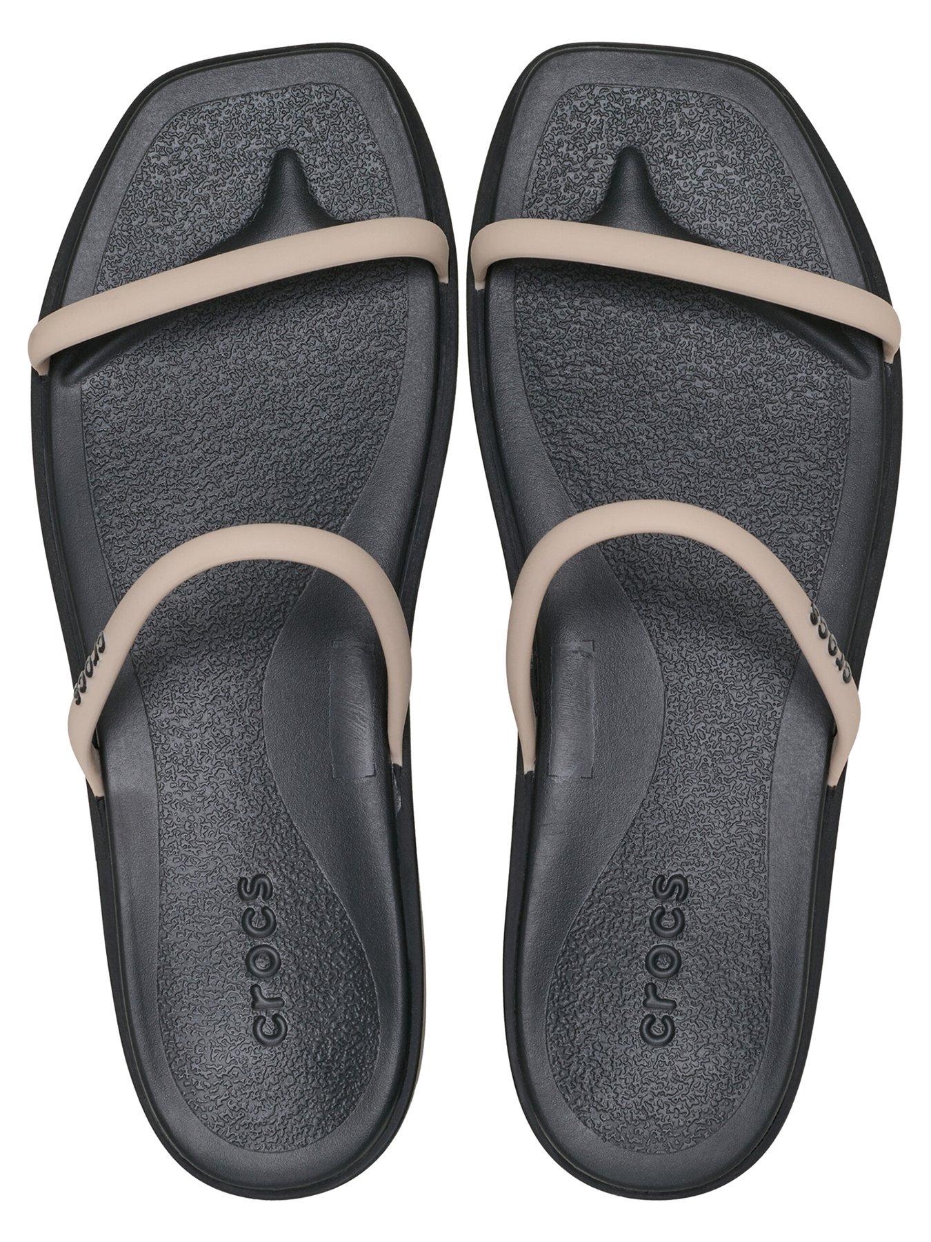 Crocs Miami Two Tone Two Strap Sandal- Dulce/Black | Very
