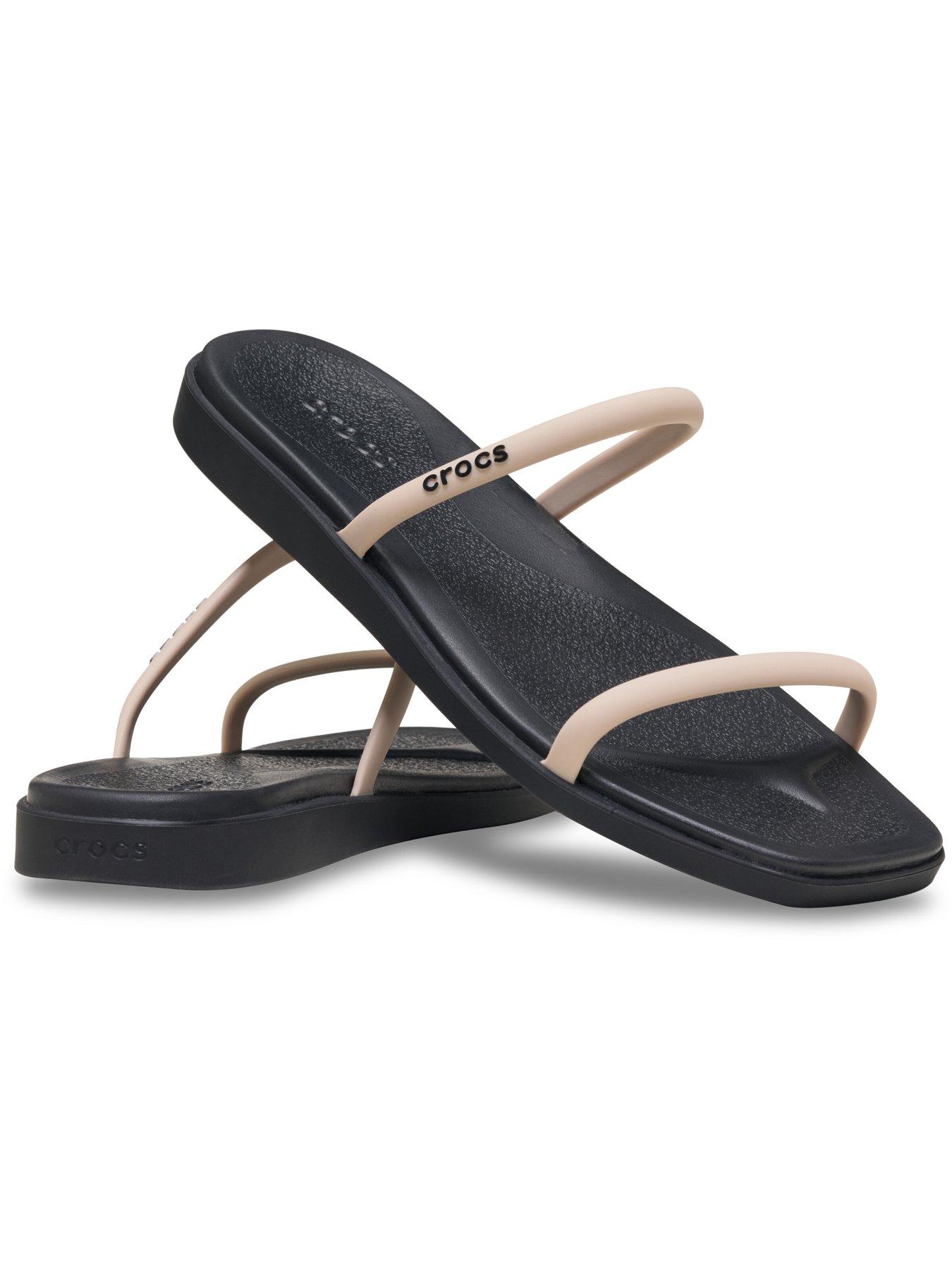 Crocs Miami Two Tone Two Strap Sandal- Dulce/Black | Very