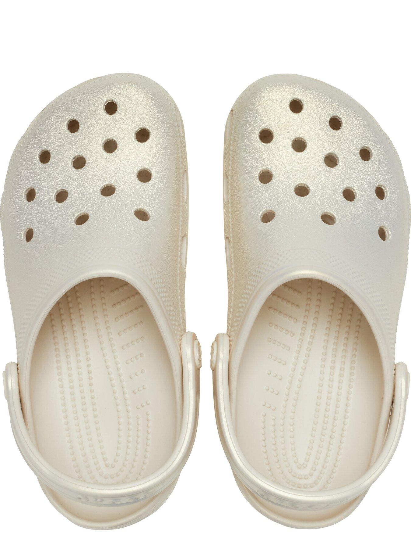 Crocs Classic Pearl Shine Clog - Frappe | Very
