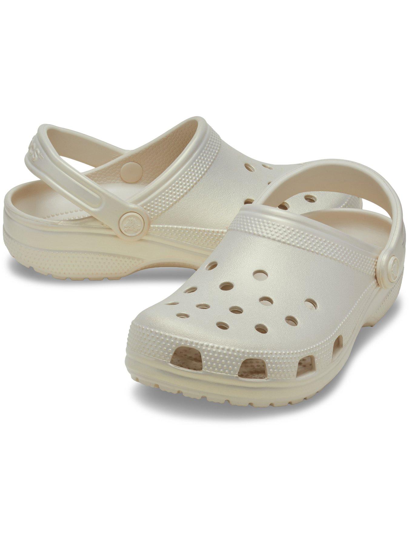 Crocs Classic Pearl Shine Clog - Frappe | Very