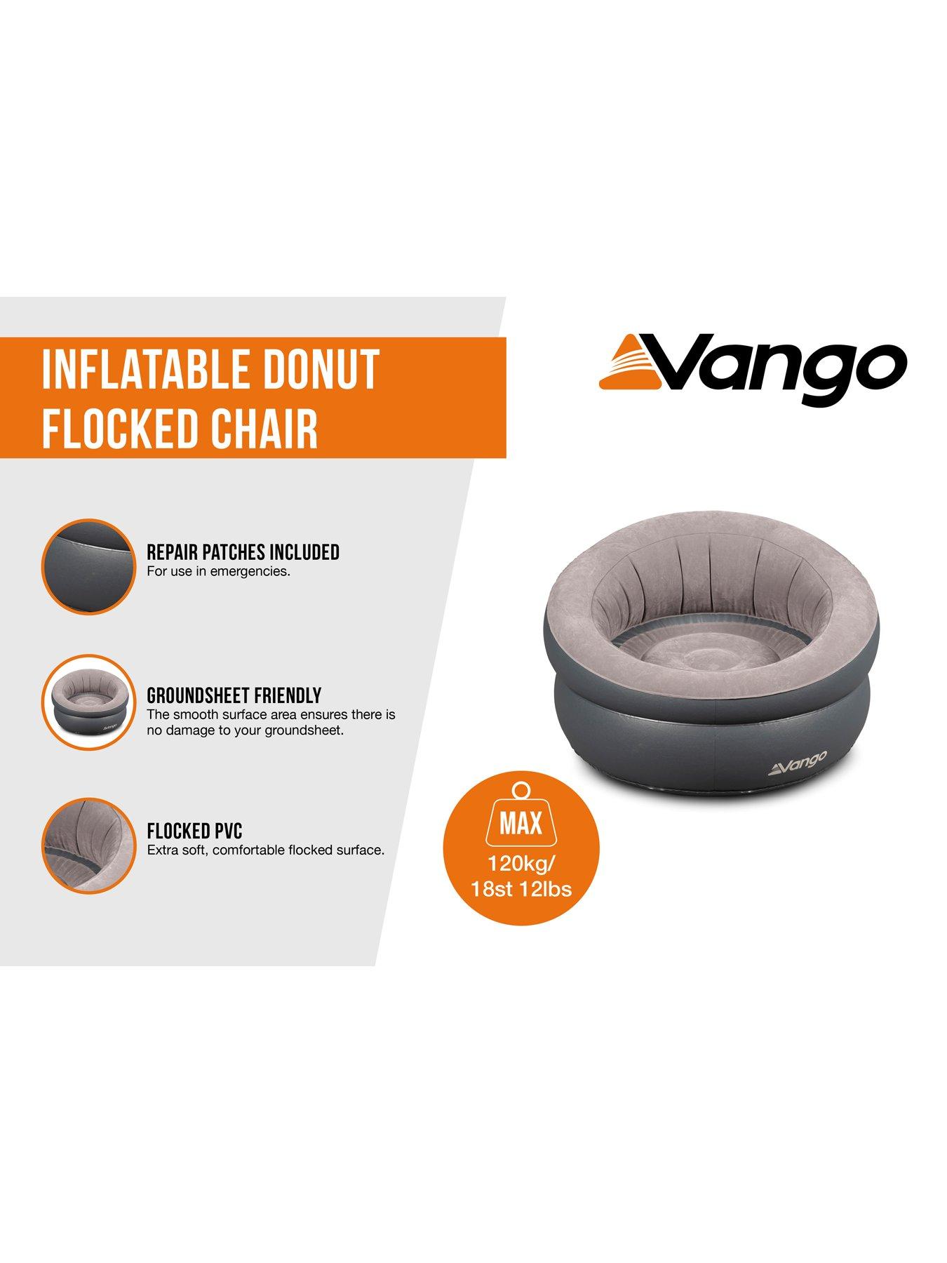 Image 2 of 5 of Vango INFLATABLE DONUT CHAIR - Dark Grey
