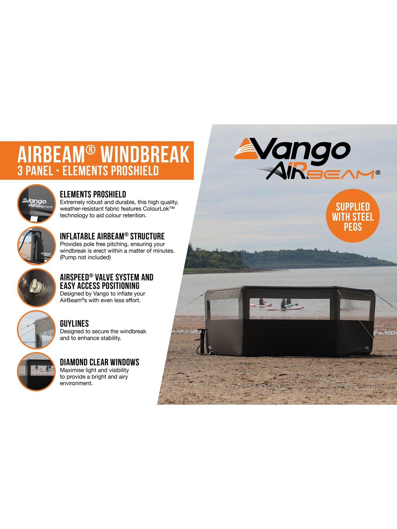 Image 2 of 7 of Vango AIRBEAM WINDBREAK - 3 PANEL -