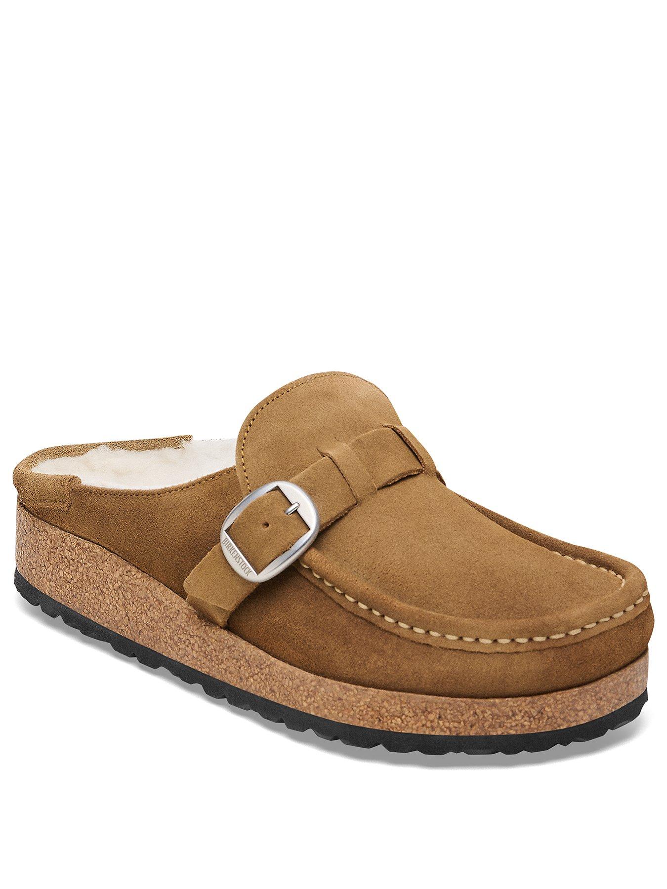 Image 2 of 5 of Birkenstock Buckley Shearling Suede Leather Women - Brown