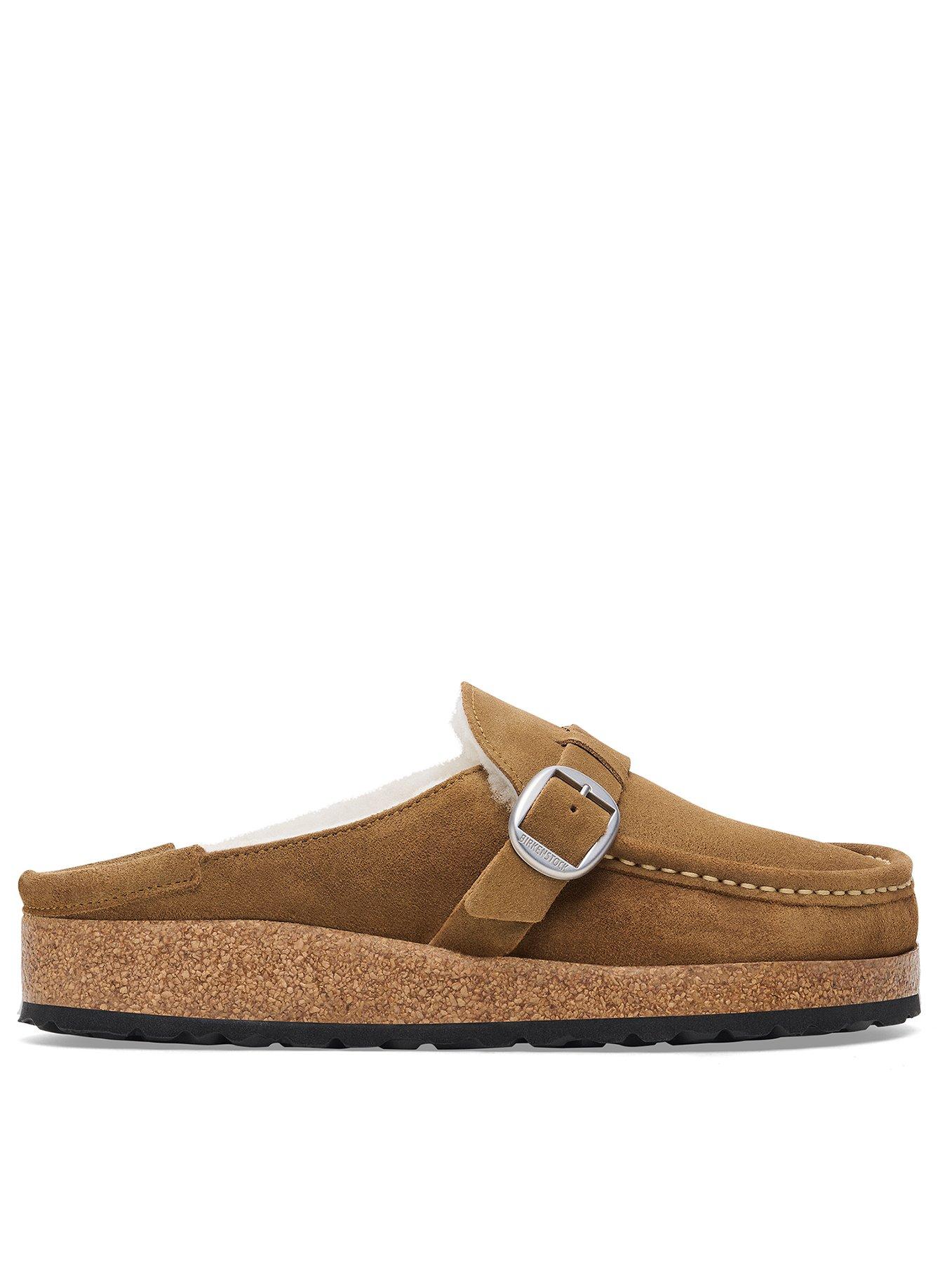 Image 3 of 5 of Birkenstock Buckley Shearling Suede Leather Women - Brown