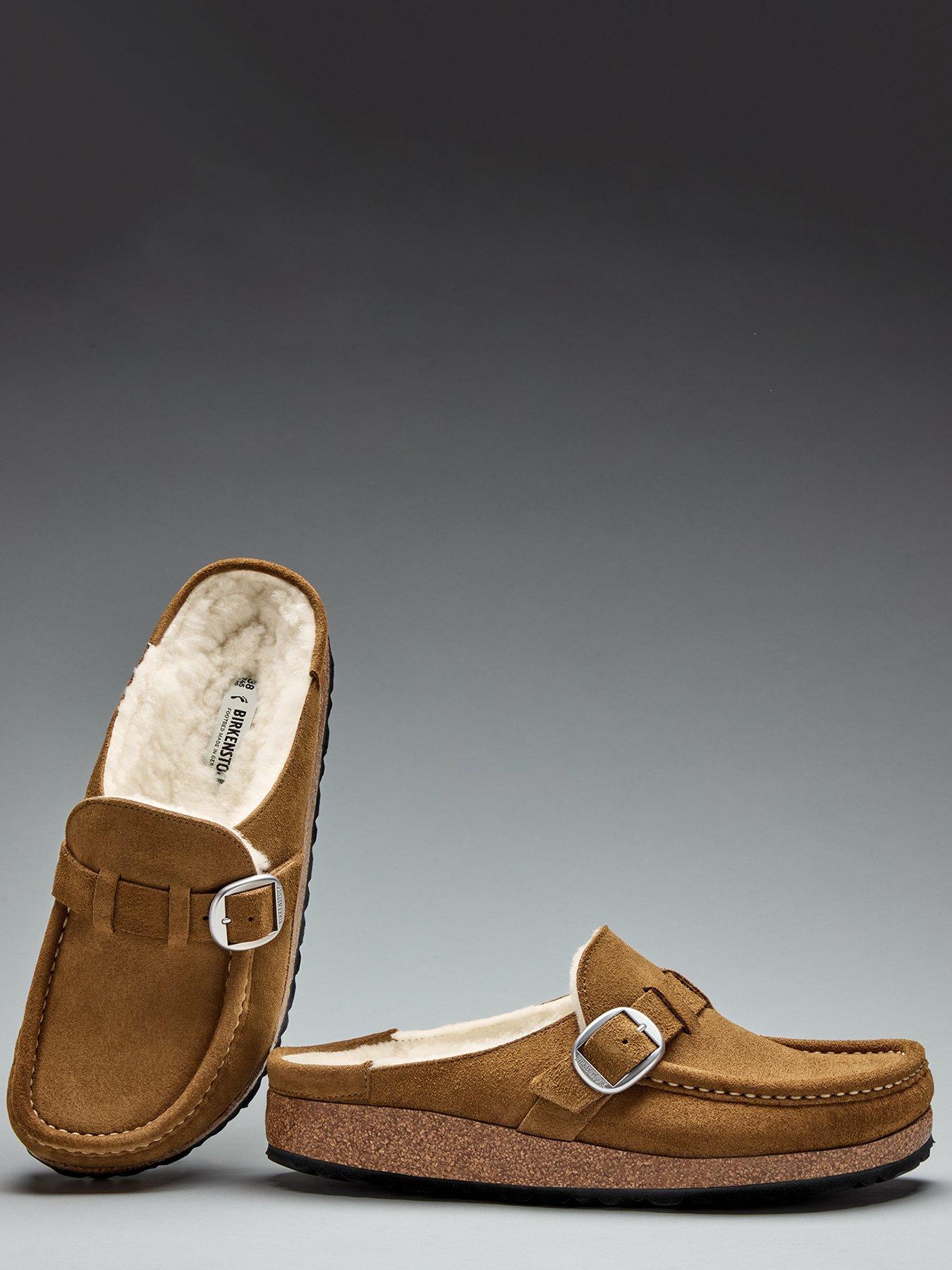Image 5 of 5 of Birkenstock Buckley Shearling Suede Leather Women - Brown