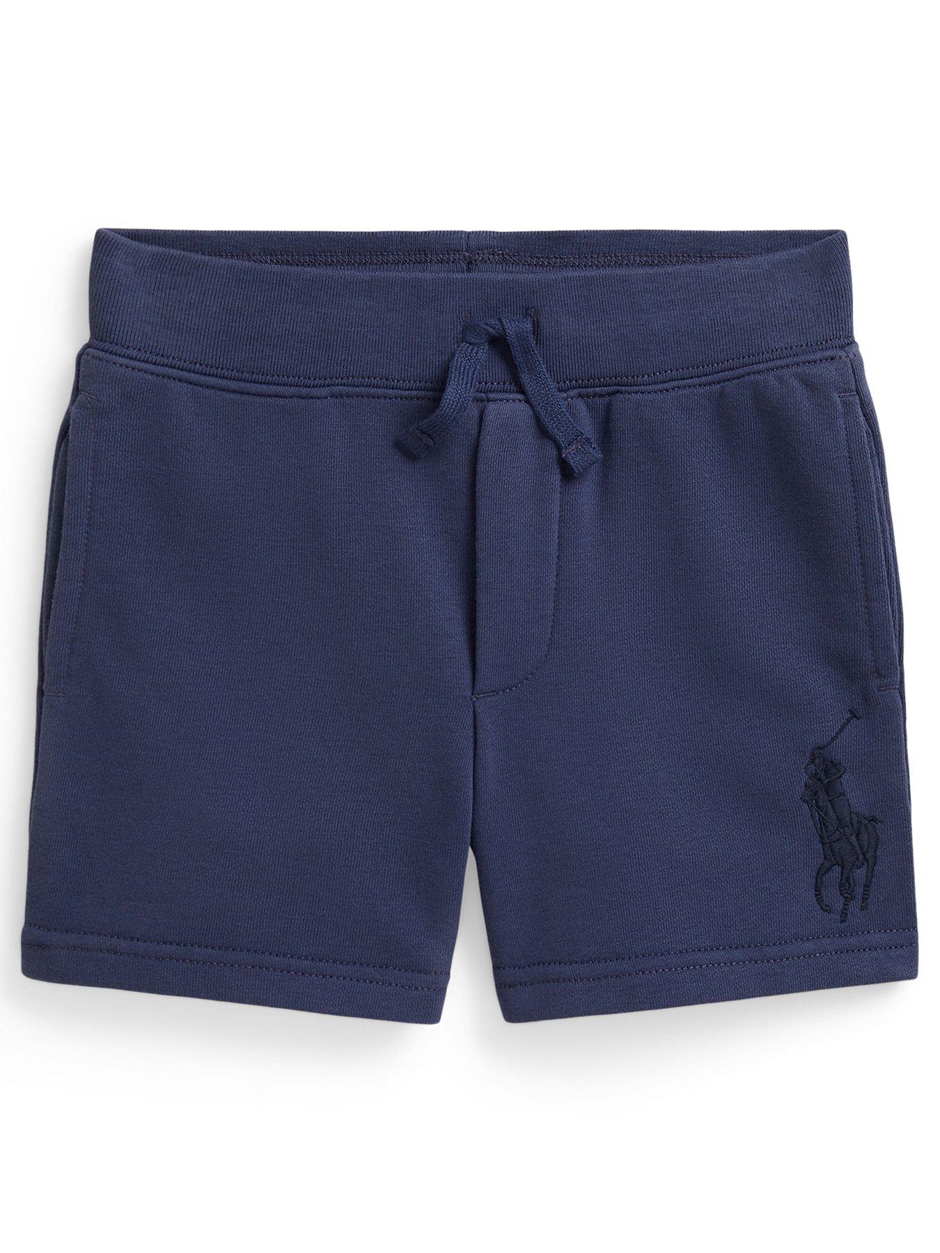 Polo Ralph Lauren Younger Boys Sweat Shorts, Navy, Size 6 Years