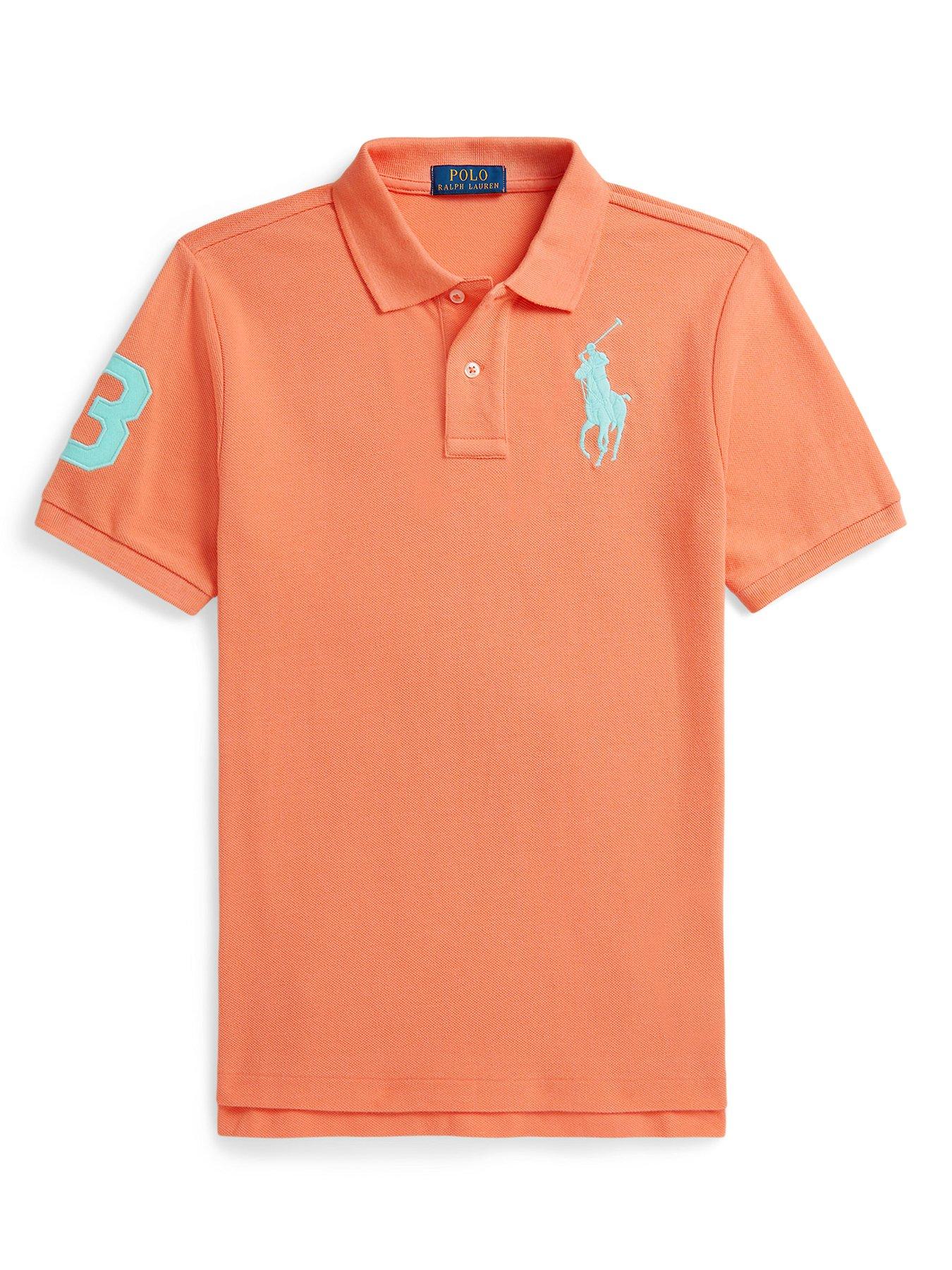 Polo Ralph Lauren Boys Short Sleeve Polo Shirt - Orange