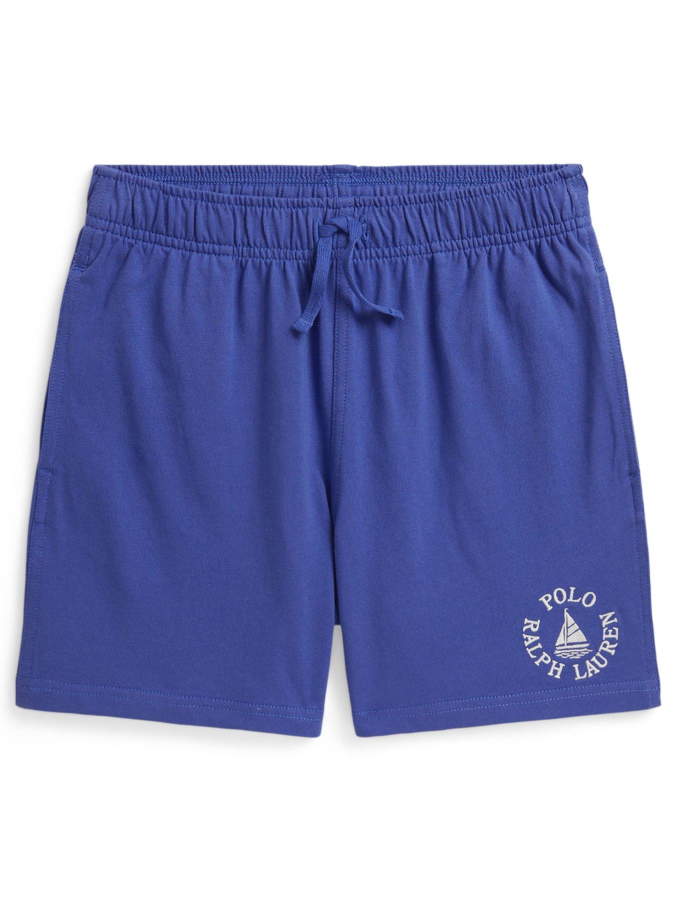 Polo Ralph Lauren Boys Jersey Shorts, Blue, Size 16 Years=Xl
